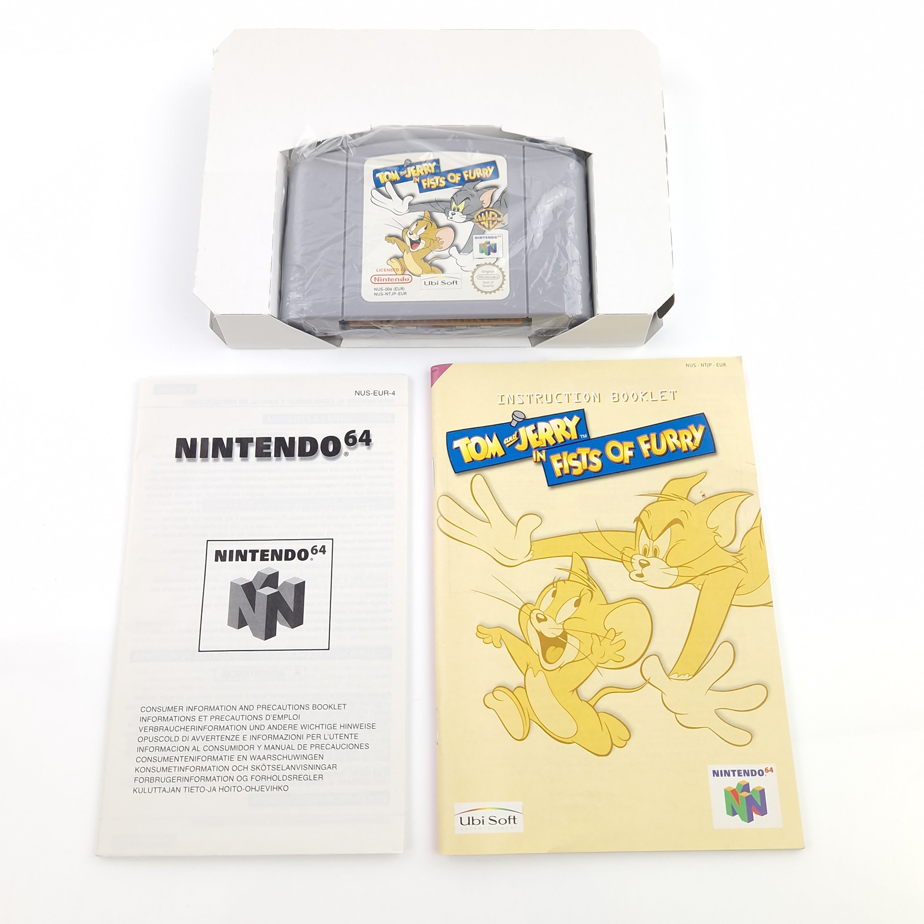Nintendo 64 Spiel – Tom and Jerry Fists of Furry OVP N64