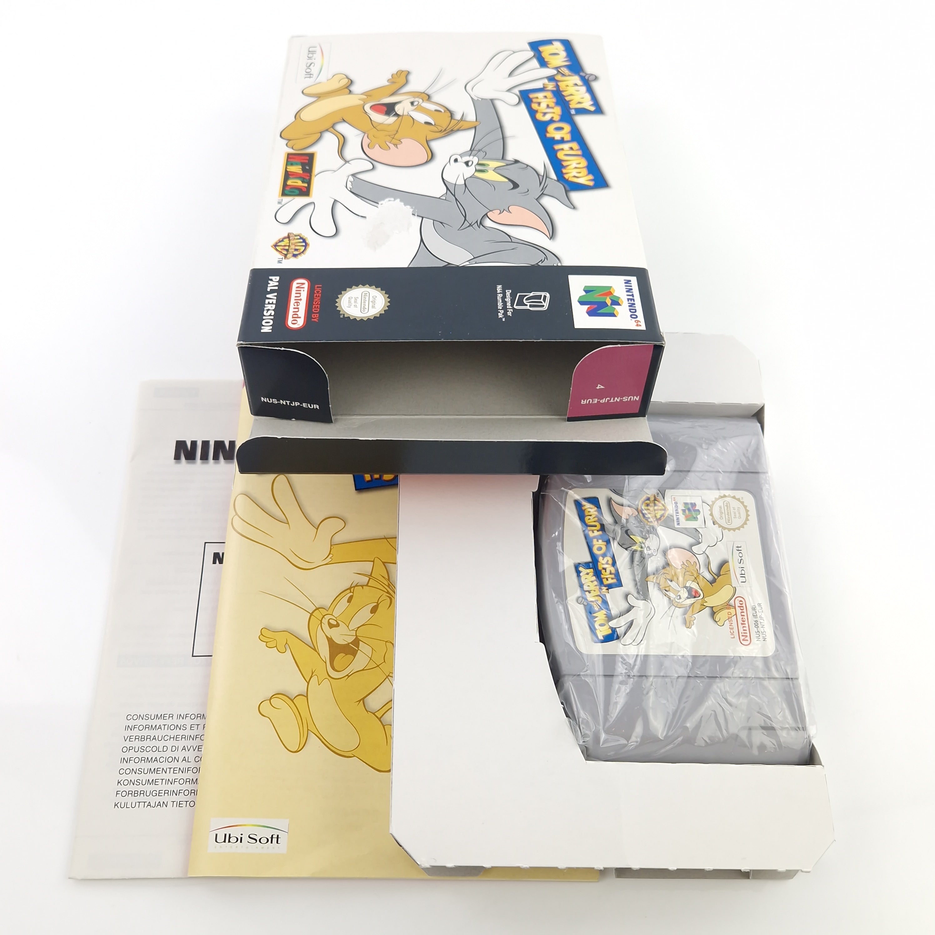 Nintendo 64 Spiel – Tom and Jerry Fists of Furry OVP N64