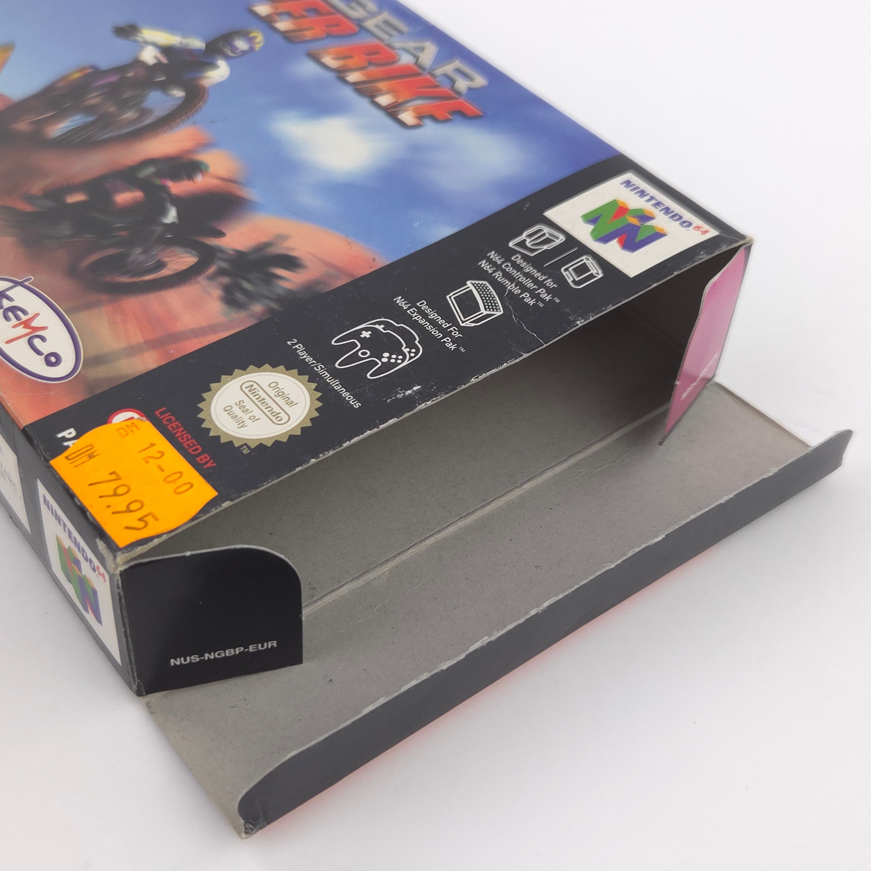 Nintendo 64 Spiel Top Gear Hyper Bike N64 OVP CIB PAL