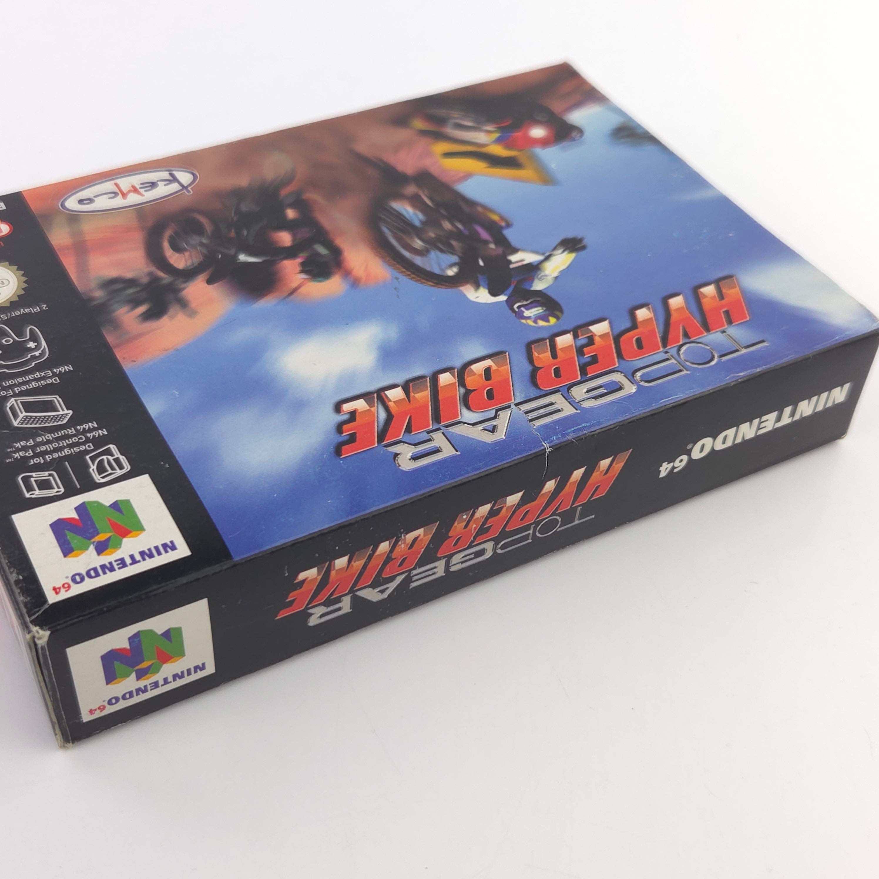 Nintendo 64 Spiel Top Gear Hyper Bike N64 OVP CIB PAL
