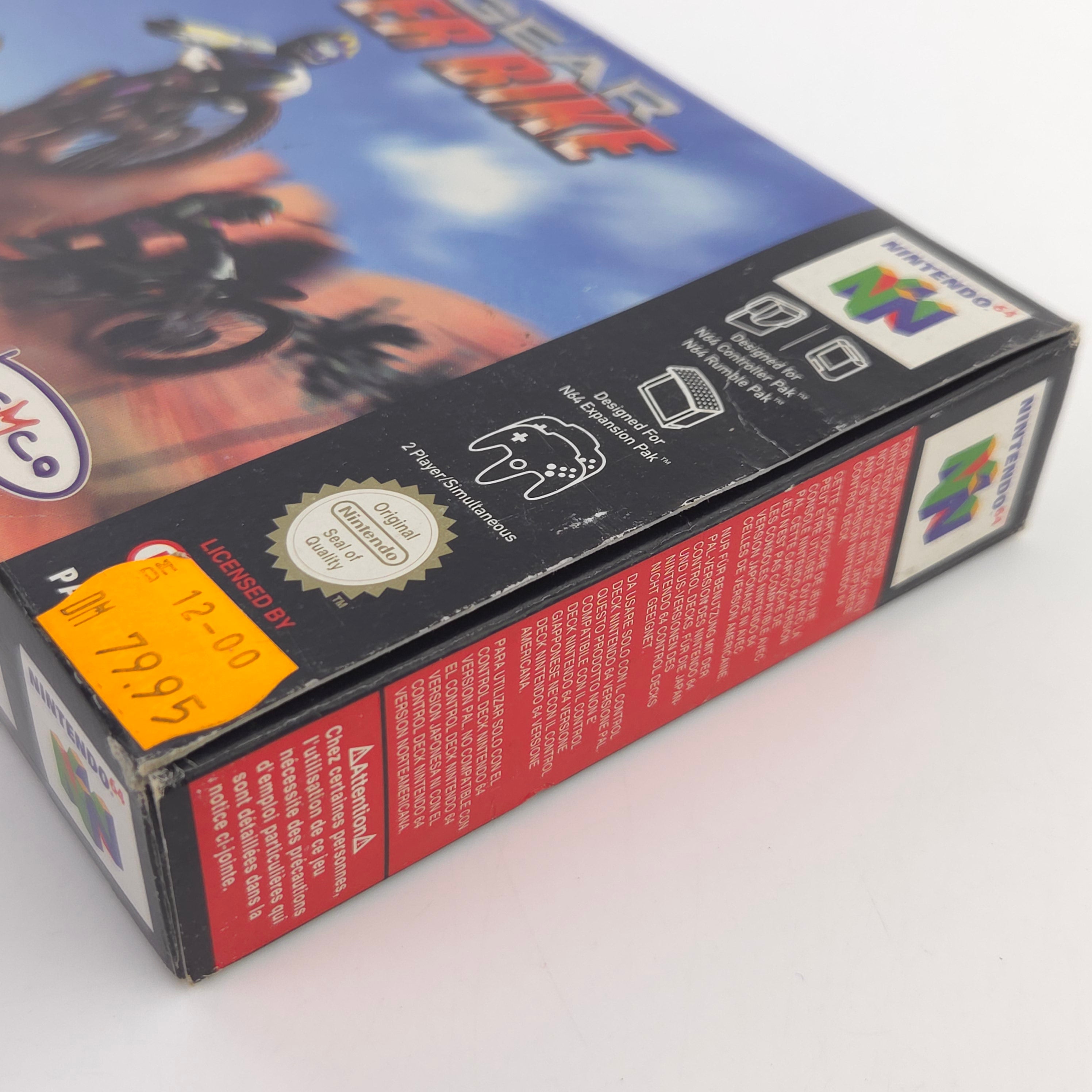 Nintendo 64 Spiel Top Gear Hyper Bike N64 OVP CIB PAL