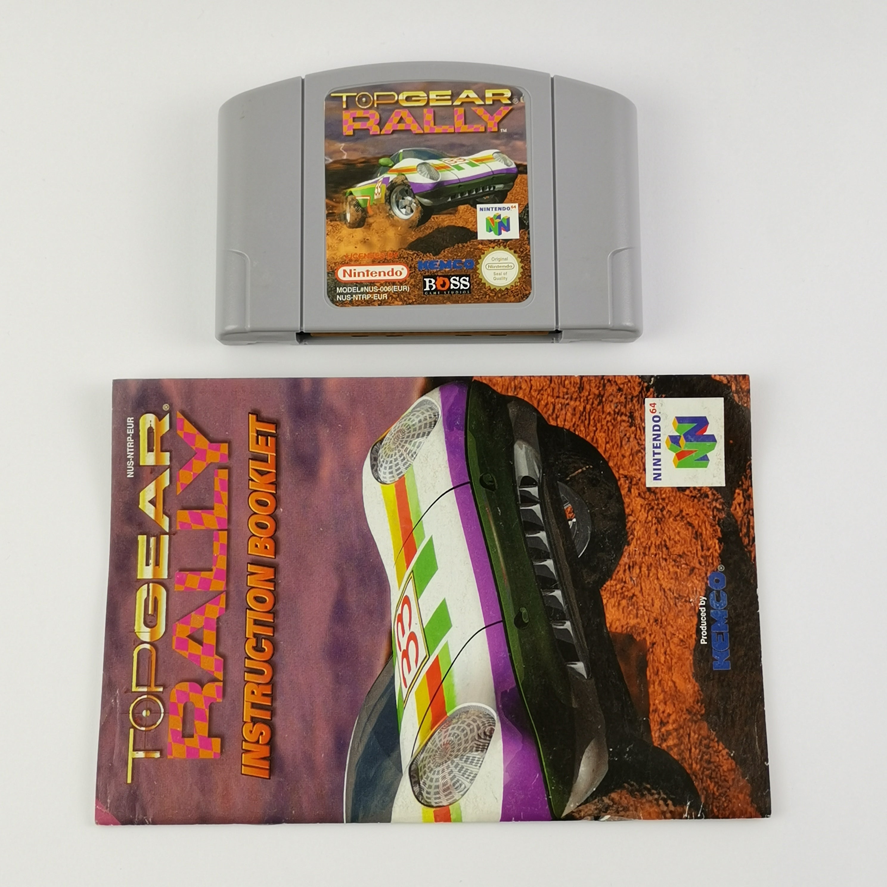 Nintendo 64 Spiel – Top Gear Rally Modul Anleitung PAL EUR