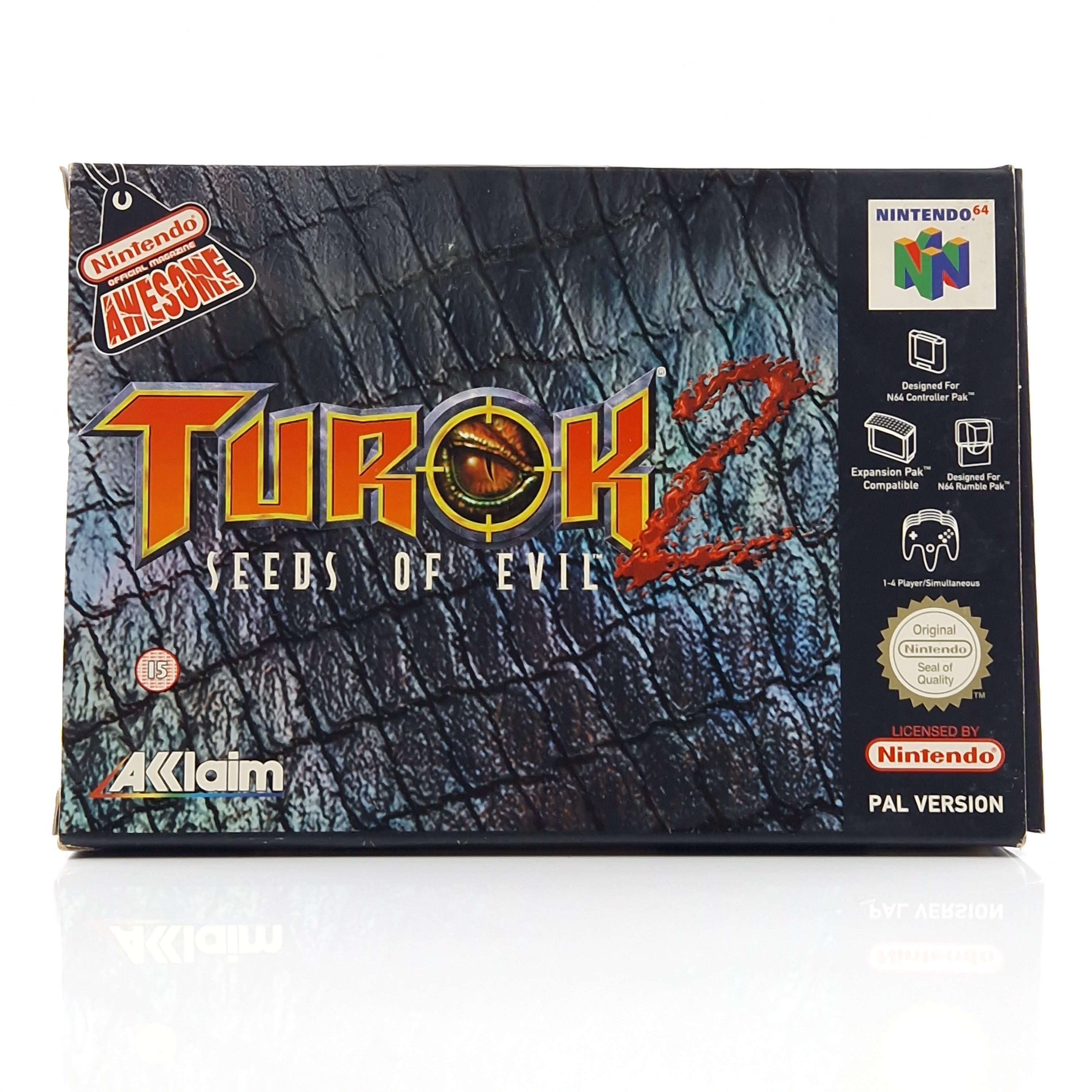 Nintendo 64 Spiel – Turok 2 Seeds of Evil (N64 PAL OVP)