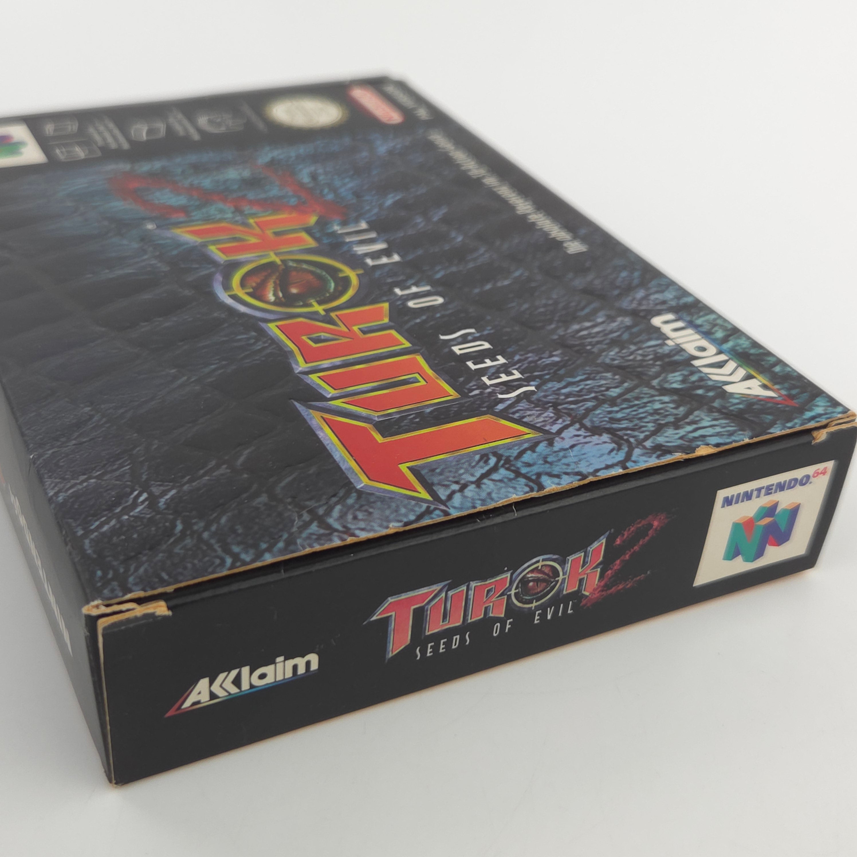 Nintendo 64 Spiel Turok 2 Seeds of Evil OVP Berater PAL