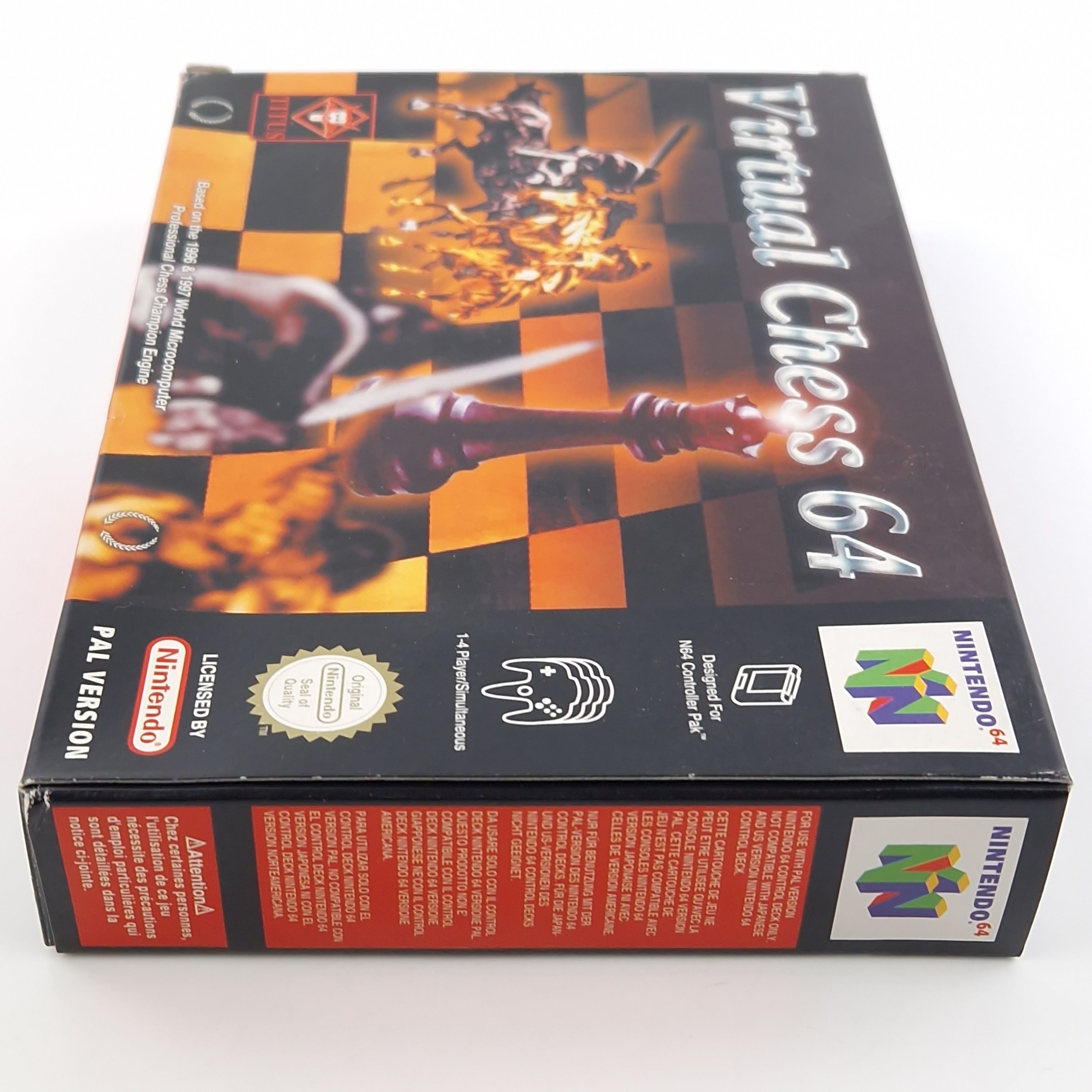 Nintendo 64 Spiel – Virtua Chess 64 N64 Modul OVP PAL