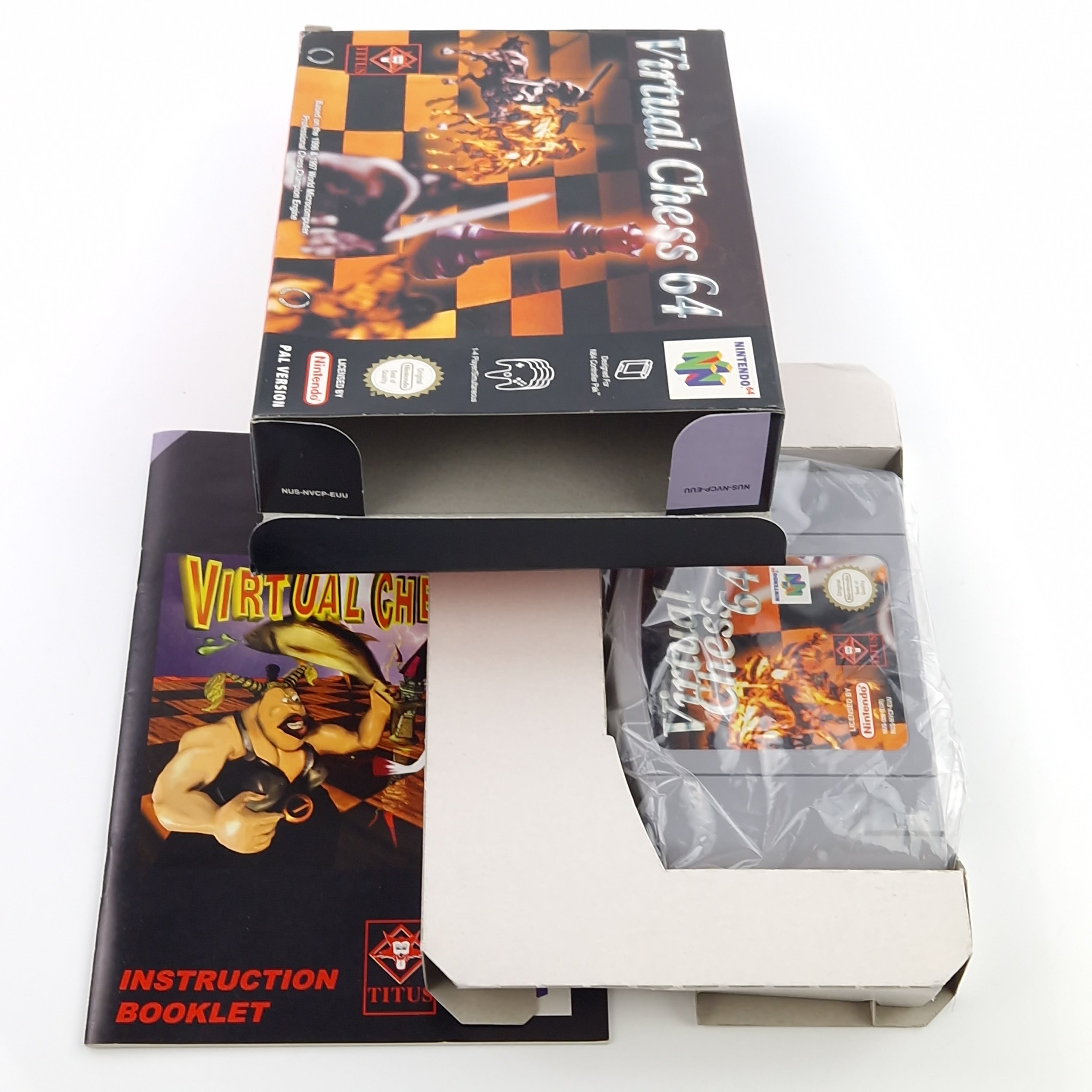 Nintendo 64 Spiel – Virtua Chess 64 N64 Modul OVP PAL