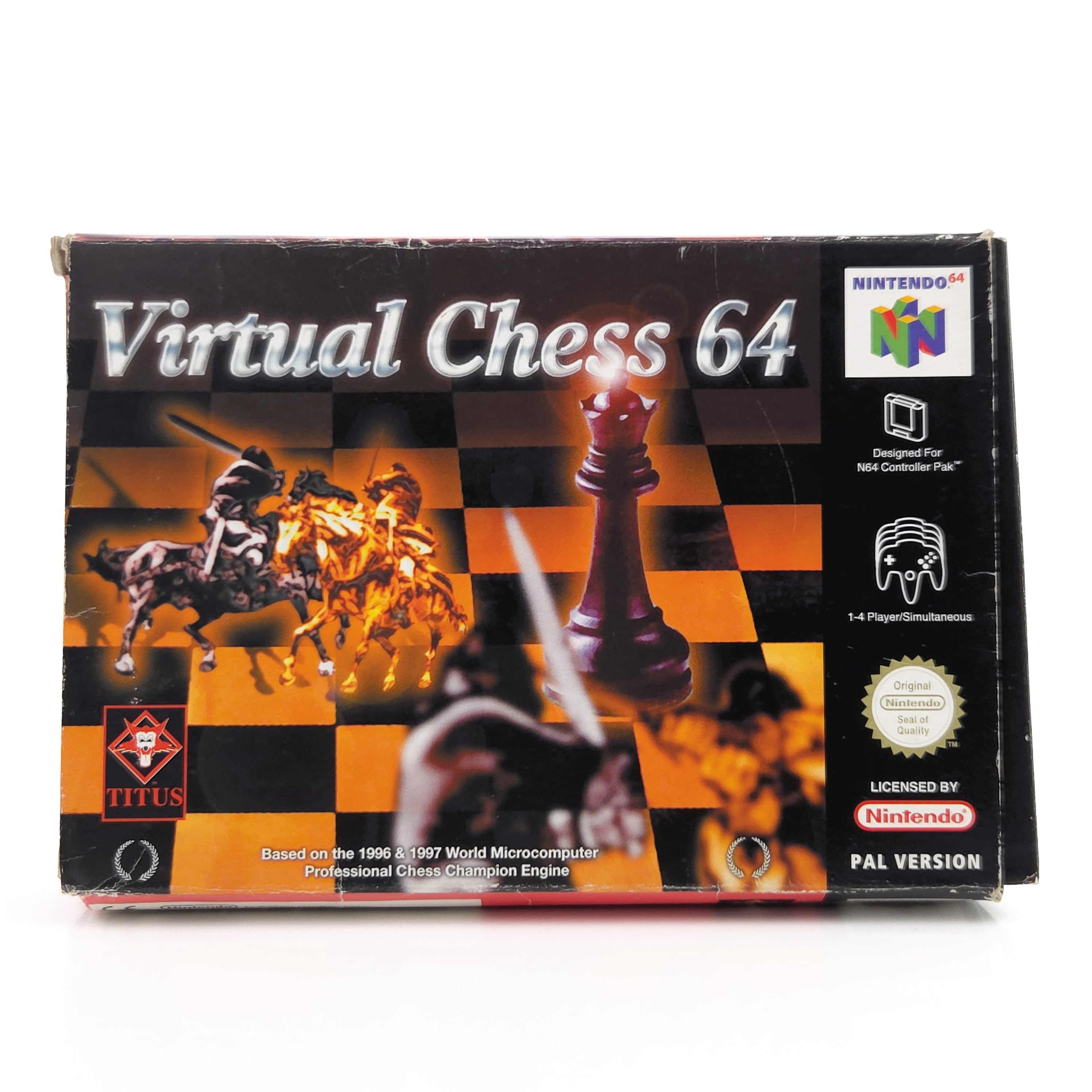 Nintendo 64 Spiel – Virtual Chess 64 (OVP PAL)