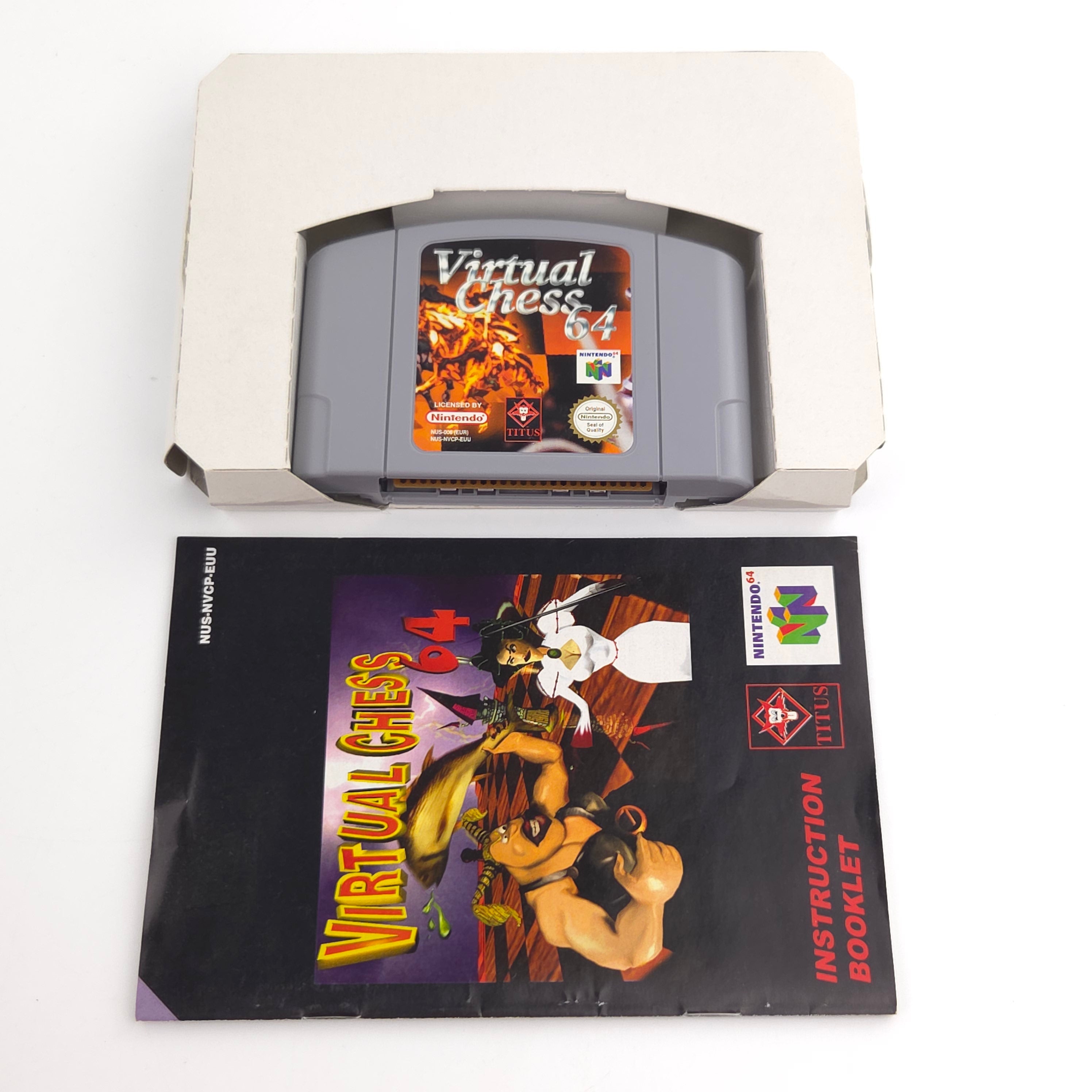 Nintendo 64 Spiel – Virtual Chess 64 (OVP PAL)