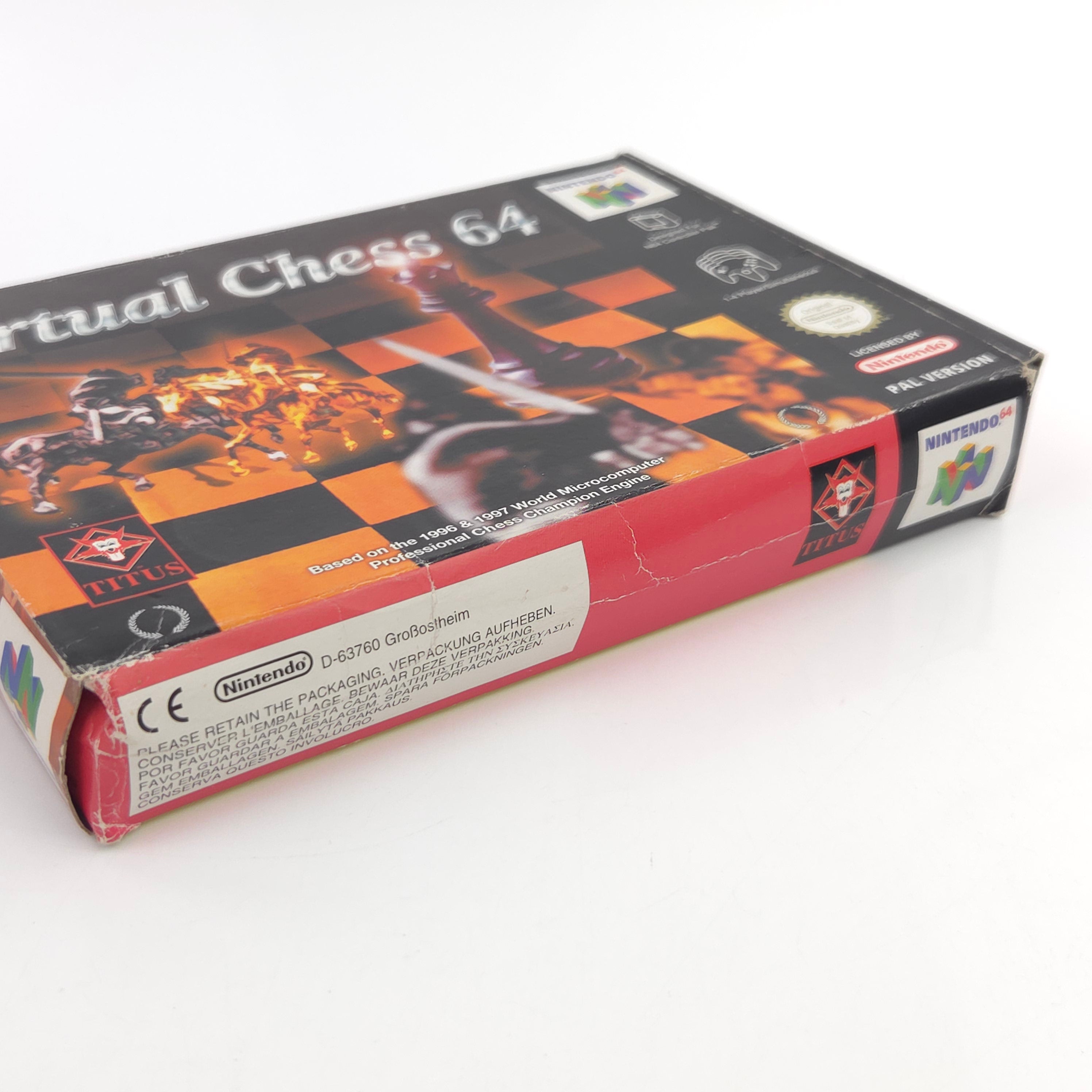 Nintendo 64 Spiel – Virtual Chess 64 (OVP PAL)