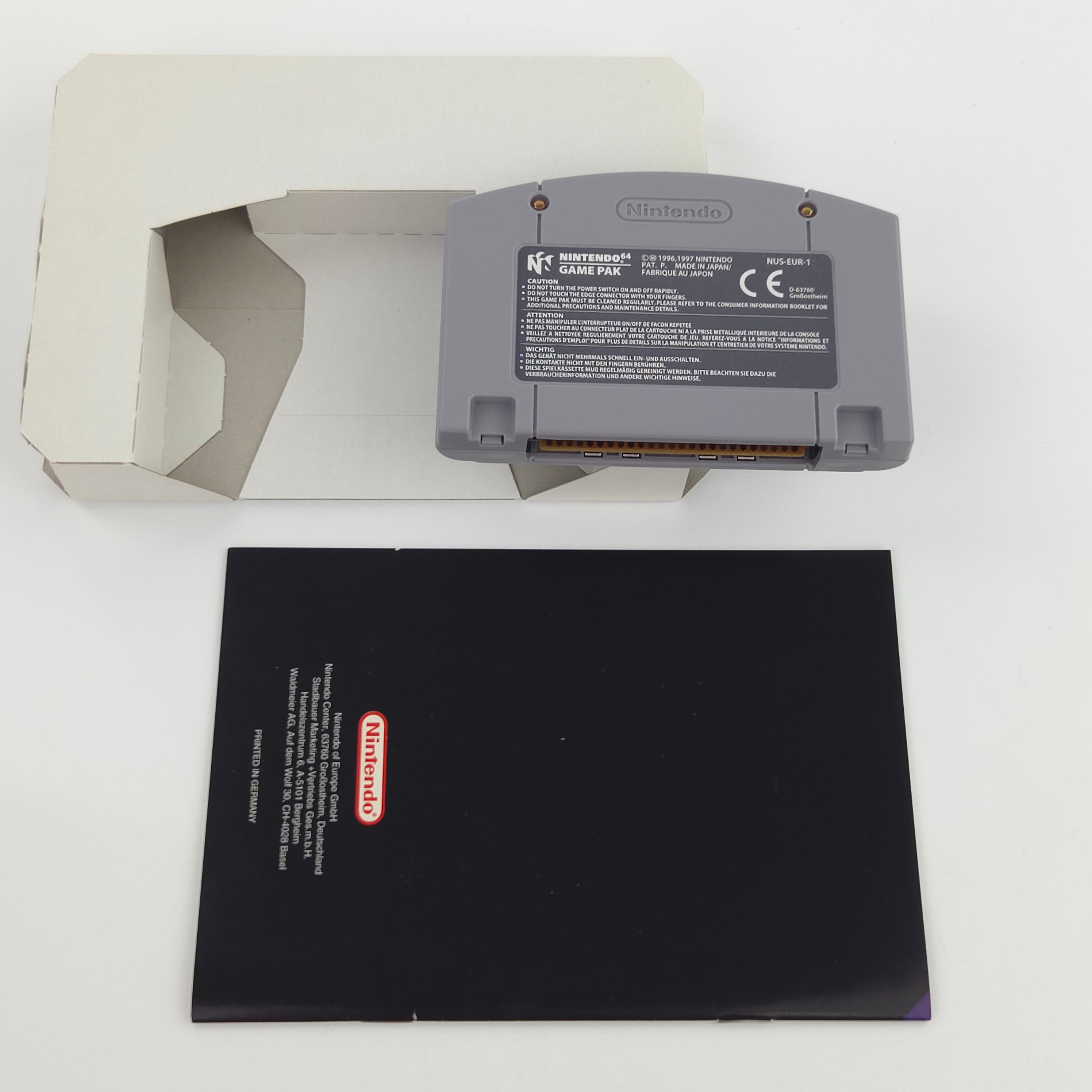 Nintendo 64 Spiel Wave Race 64 Modul Anleitung OVP PAL