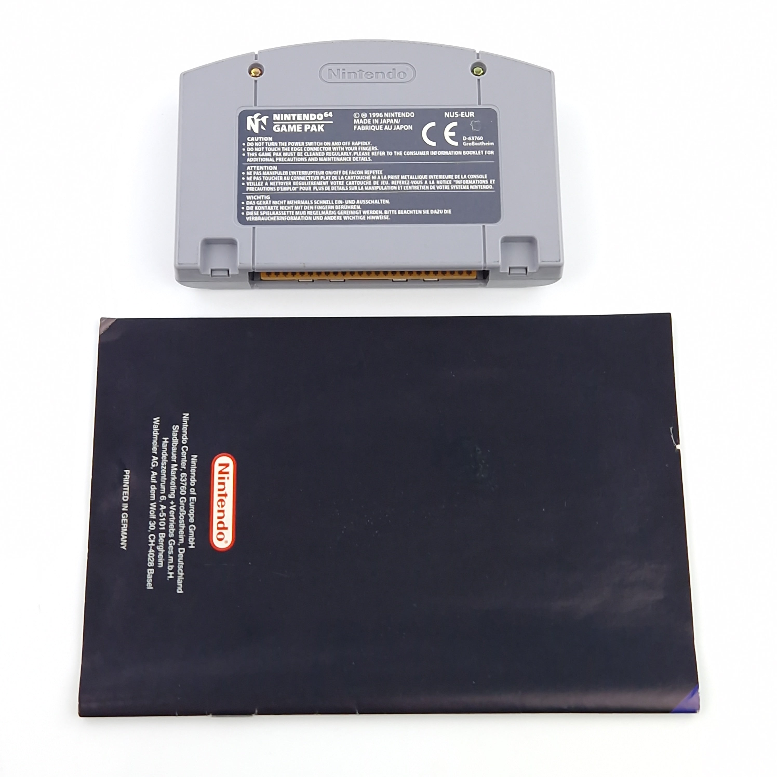 Nintendo 64 Spiel – Wave Race 64 Modul OVP starke Gebrauchsspuren