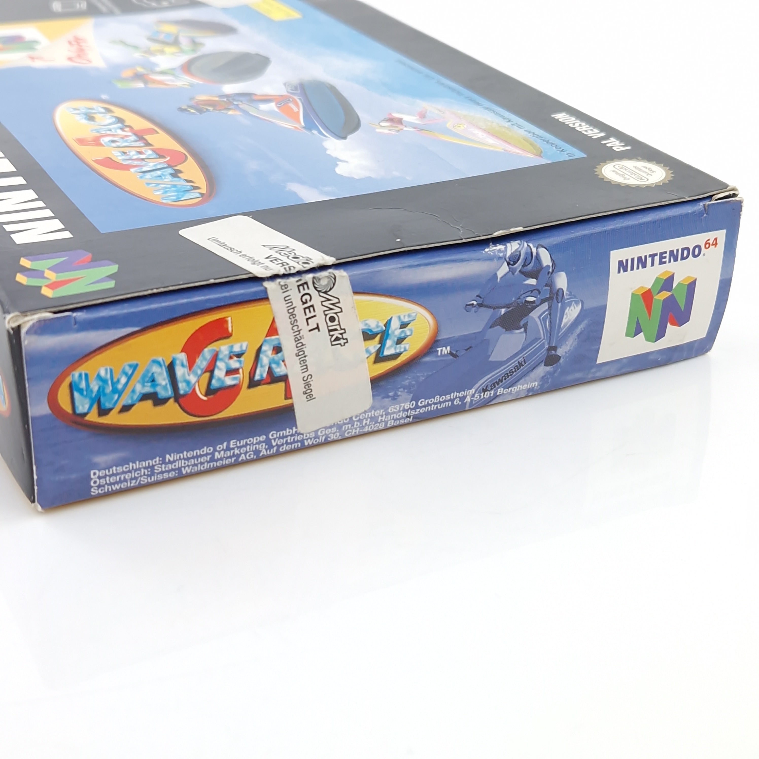Nintendo 64 Spiel – Wave Race 64 Modul OVP starke Gebrauchsspuren