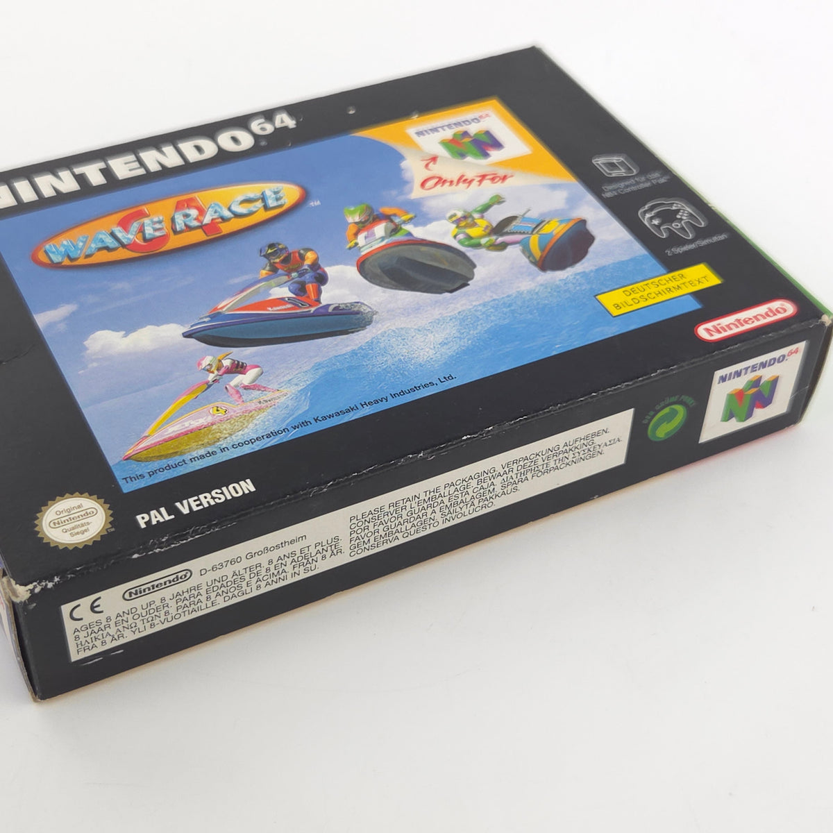 Nintendo 64 Spiel Wave Race 64 OVP PAL