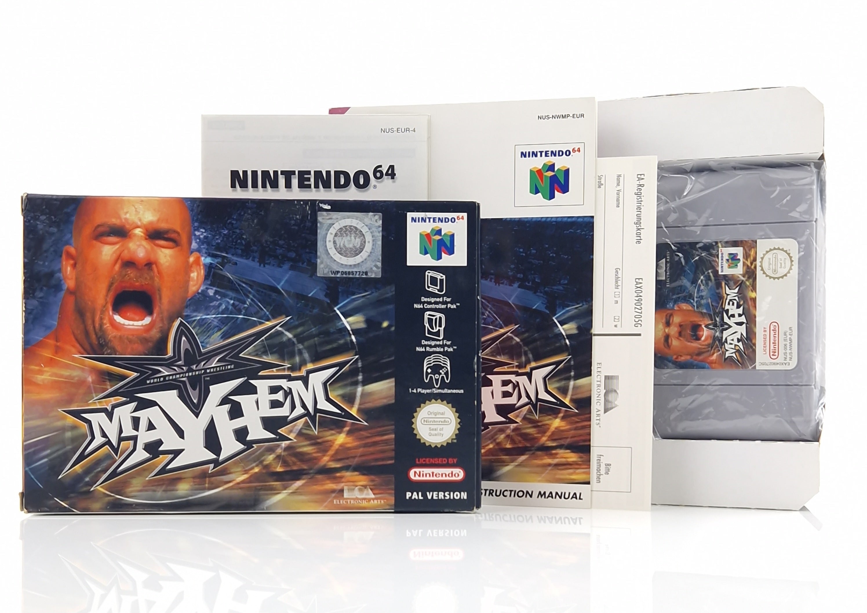 Nintendo 64 Spiel – WCW World Championship Mayhem OVP PAL