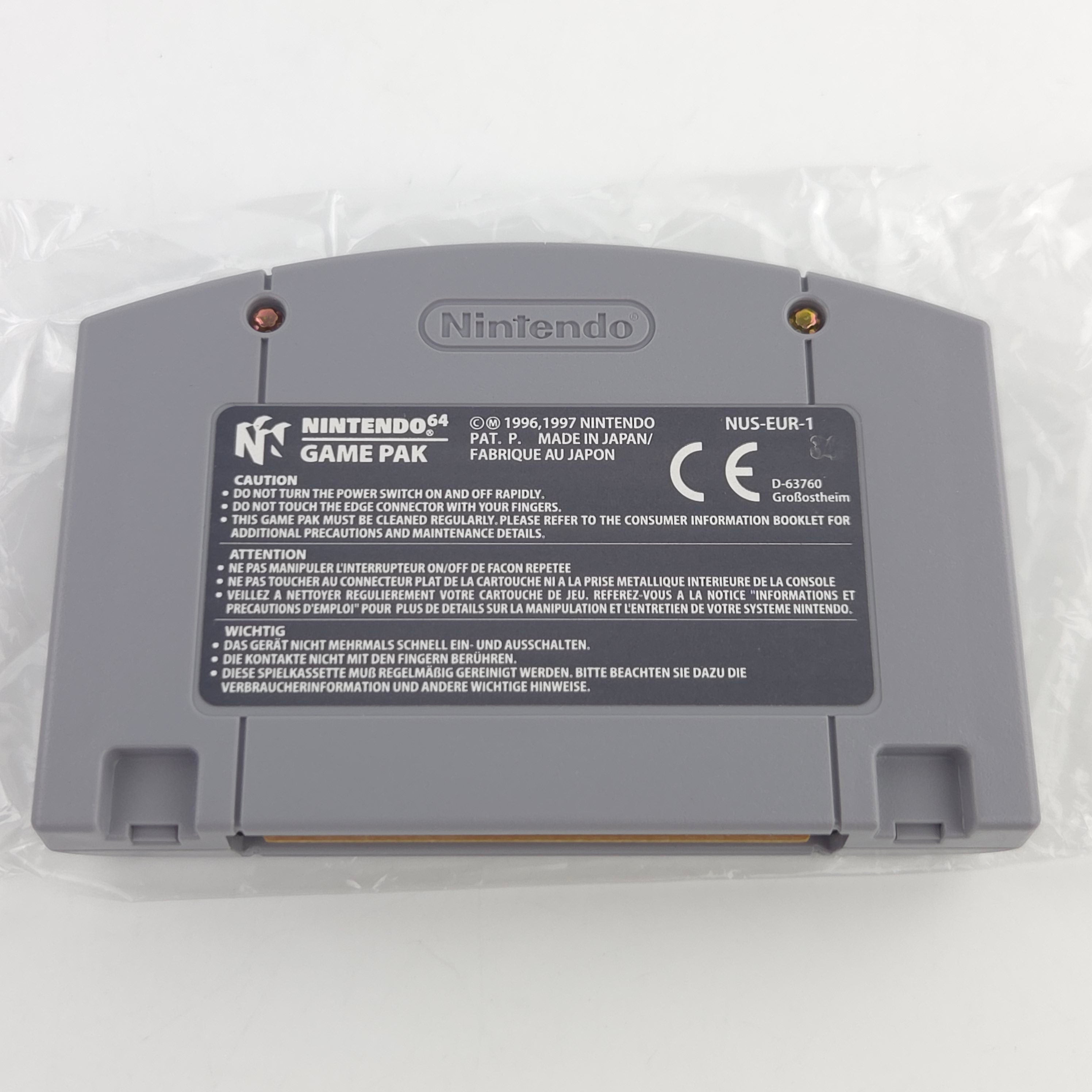 Nintendo 64 Spiel Wetrix N64 OVP CIB PAL EUR Ocean