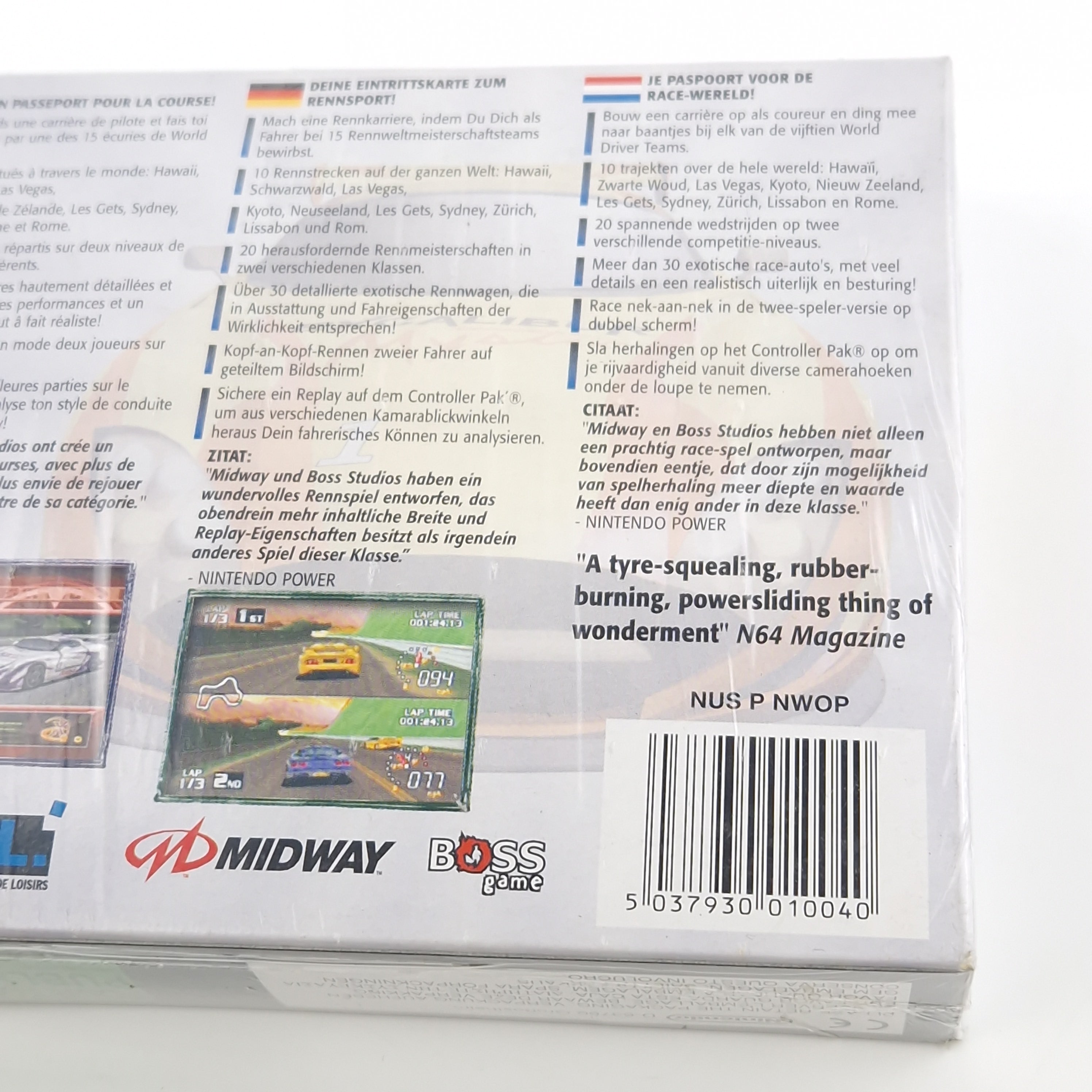 Nintendo 64 Spiel – World Driver Championship (N64 Neu)