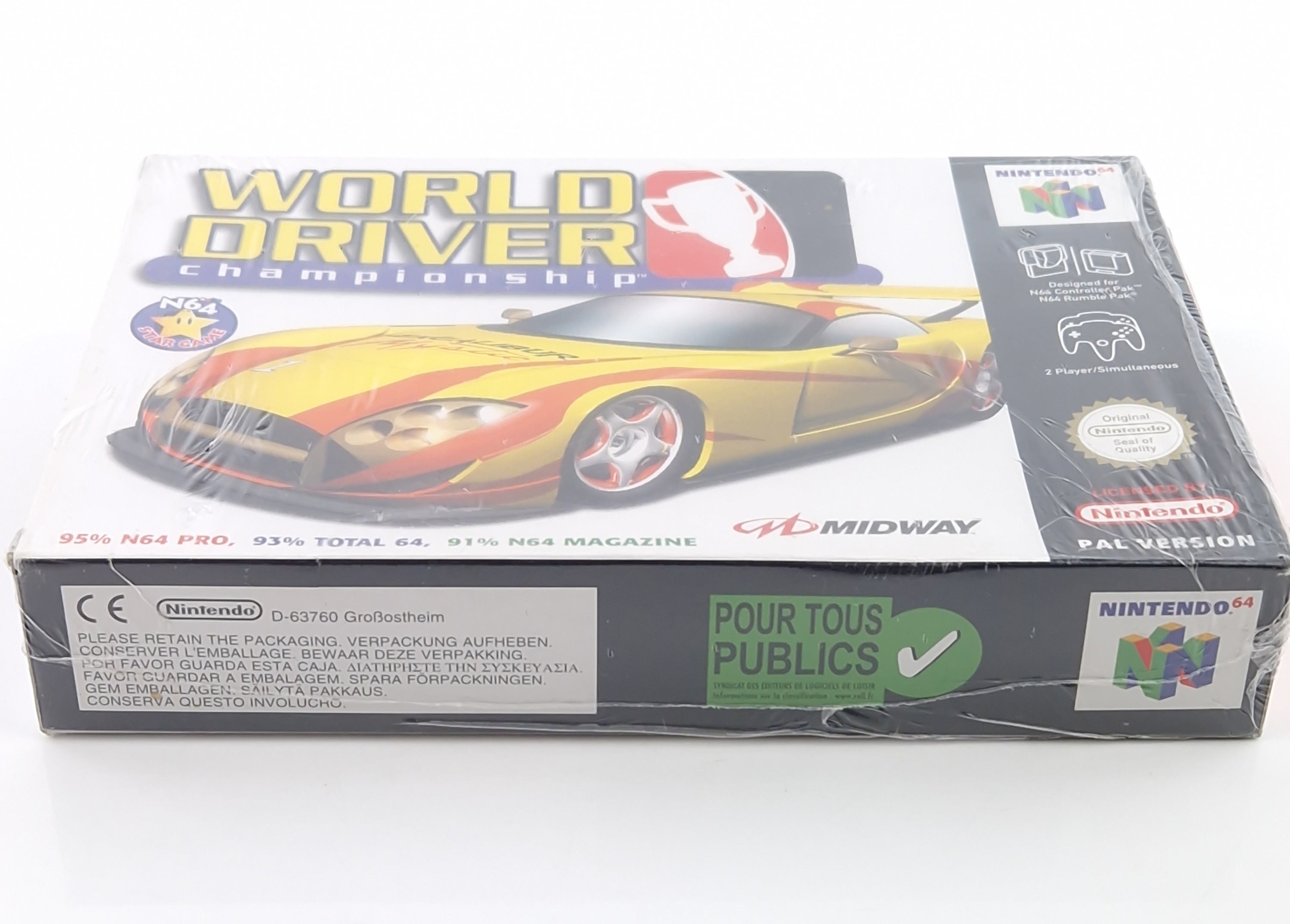 Nintendo 64 Spiel – World Driver Championship (N64 Neu)