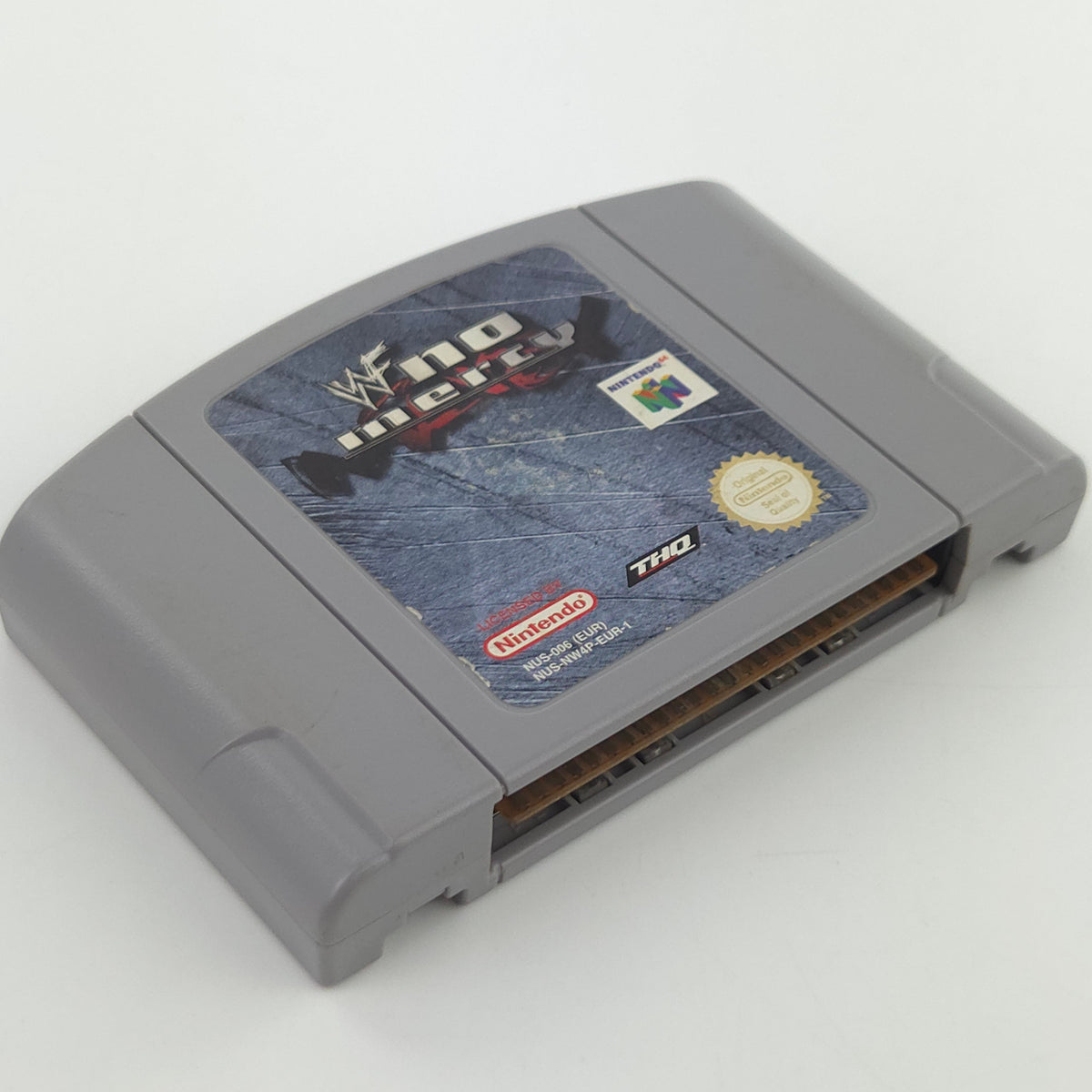 Nintendo 64 Spiel WWF No Mercy EUR Modul Gebraucht