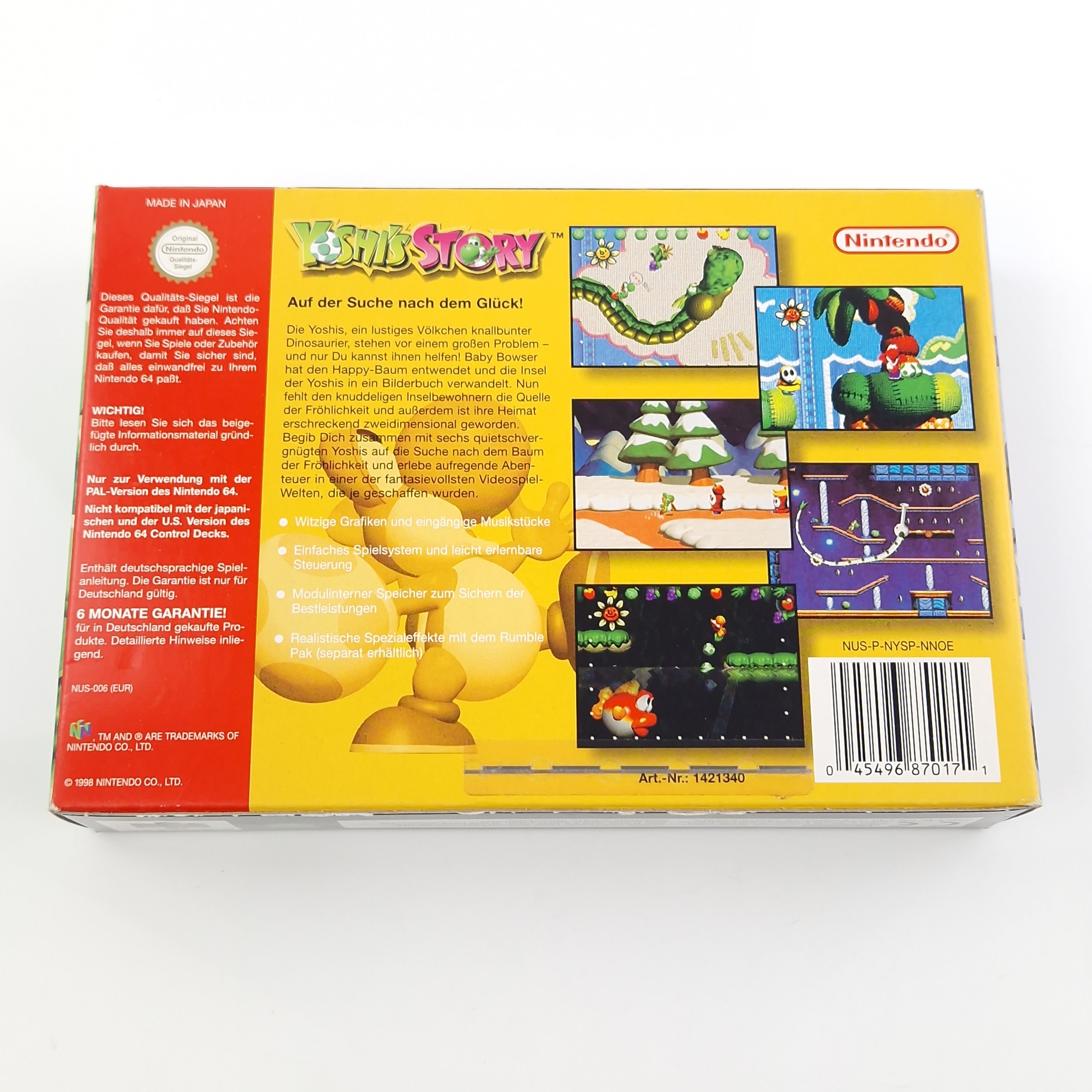 Nintendo 64 Spiel – Yoshis Story (N64 PAL NNOE OVP)