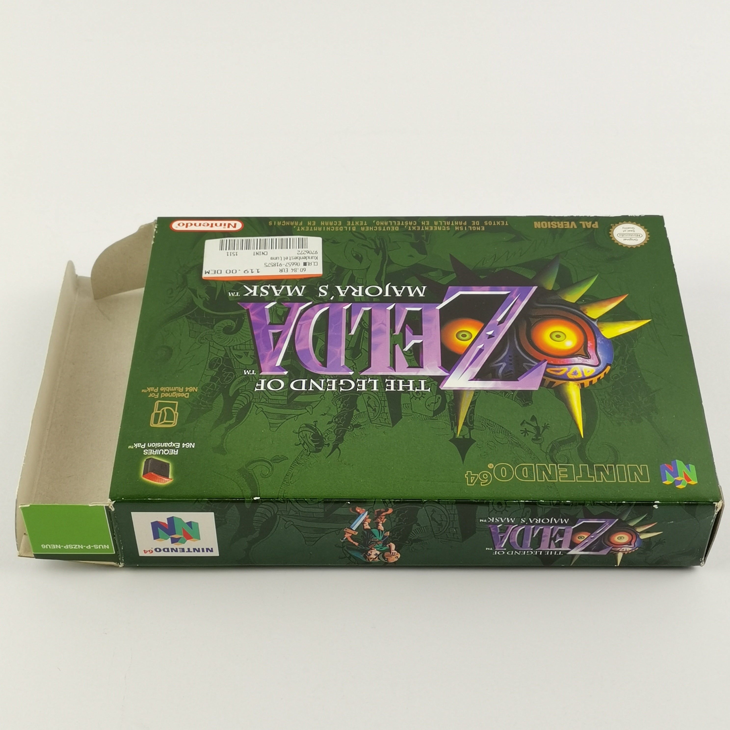 Nintendo 64 Spiel – Zelda Majoras Mask OVP PAL N64