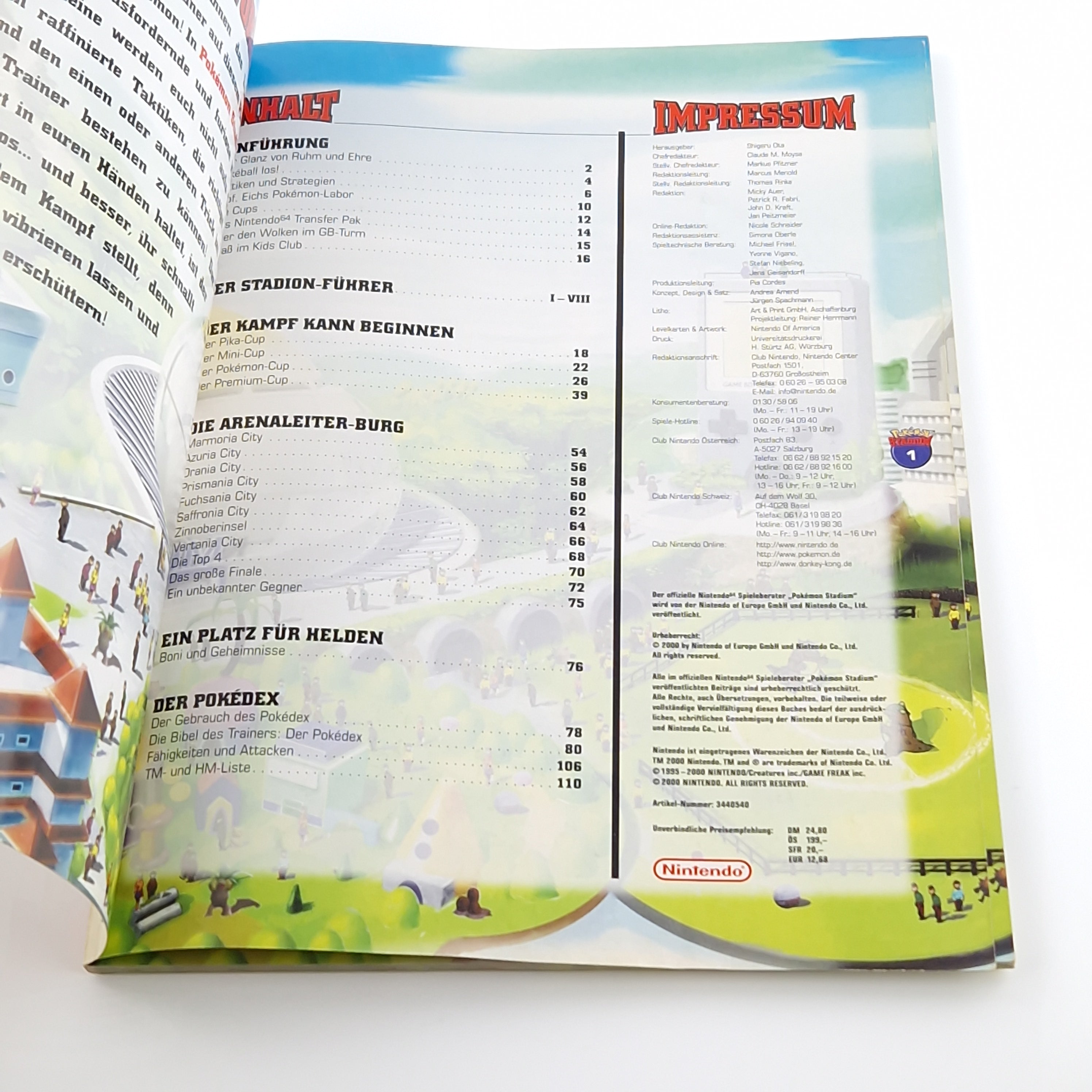Nintendo 64 Spiel – Spieleberater Pokemon Stadium Guide N64