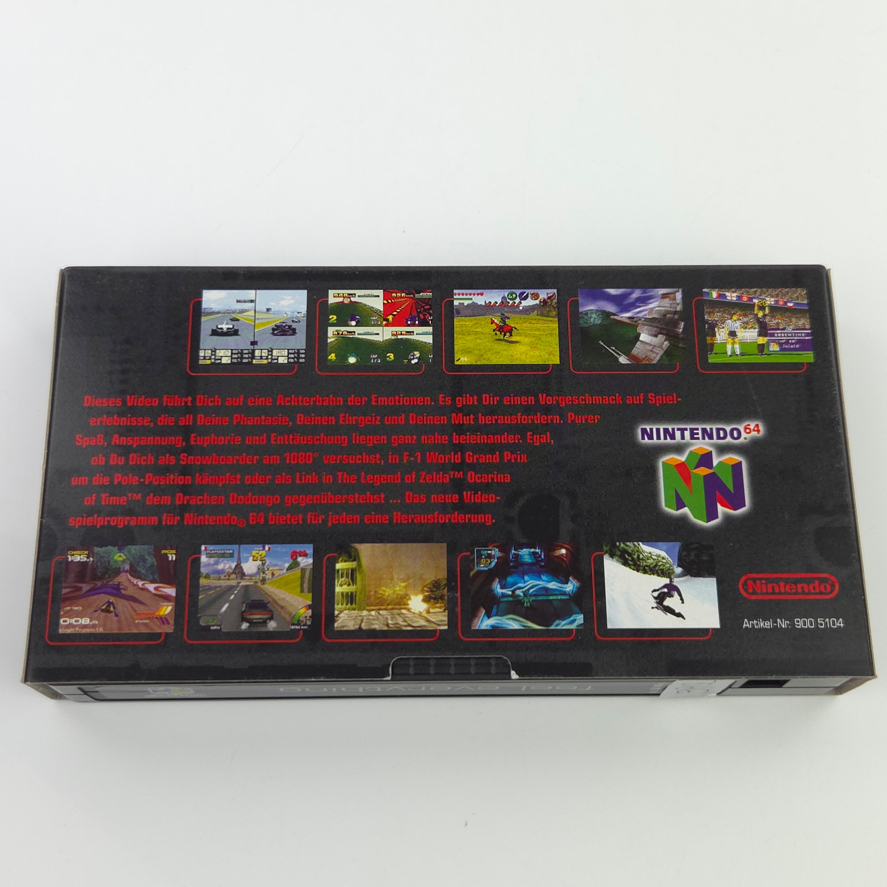 Nintendo 64 Promo Werbe VHS – Feel Everything N64