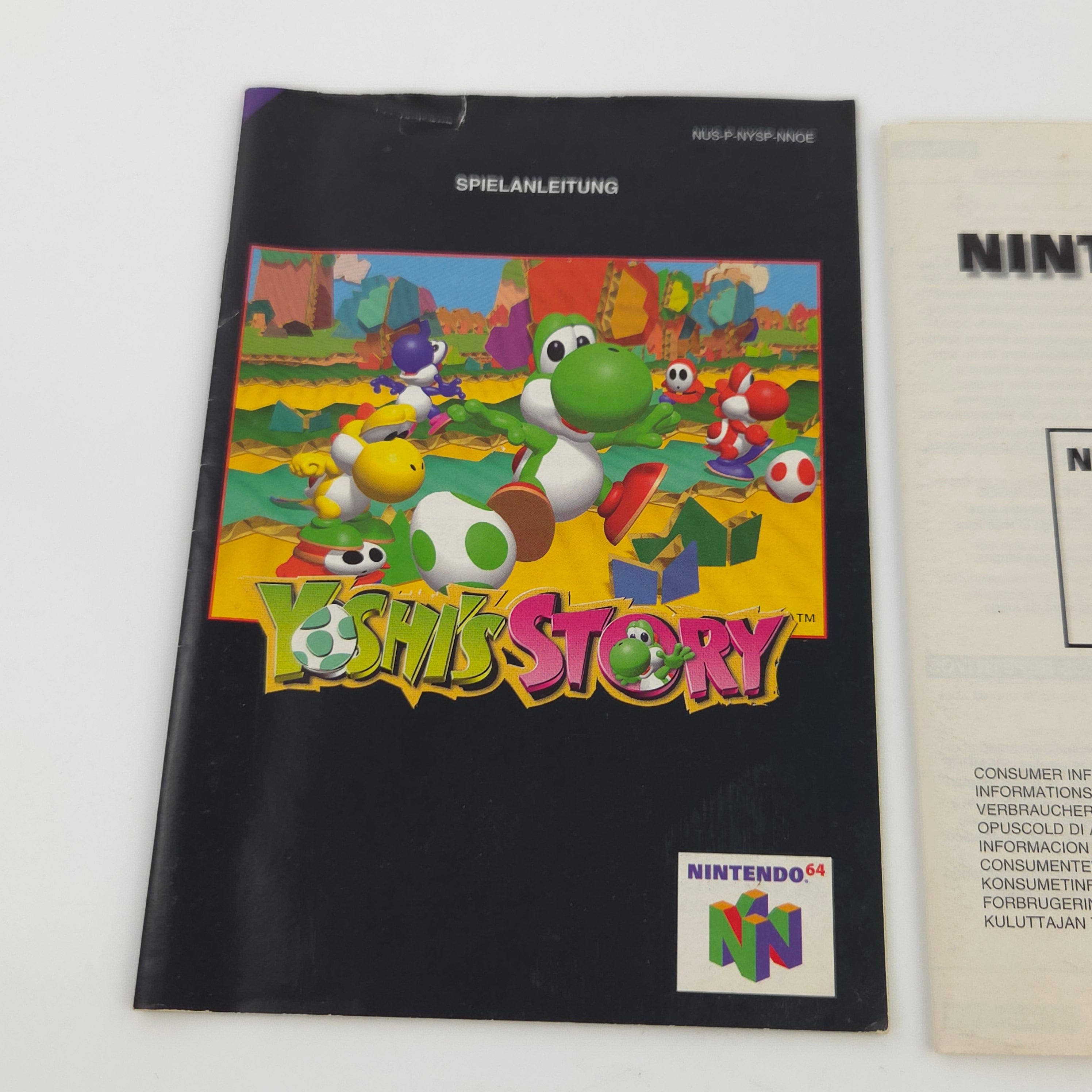 Nintendo 64 Spiel Yoshi´s Story N64 Modul Anleitung OVP
