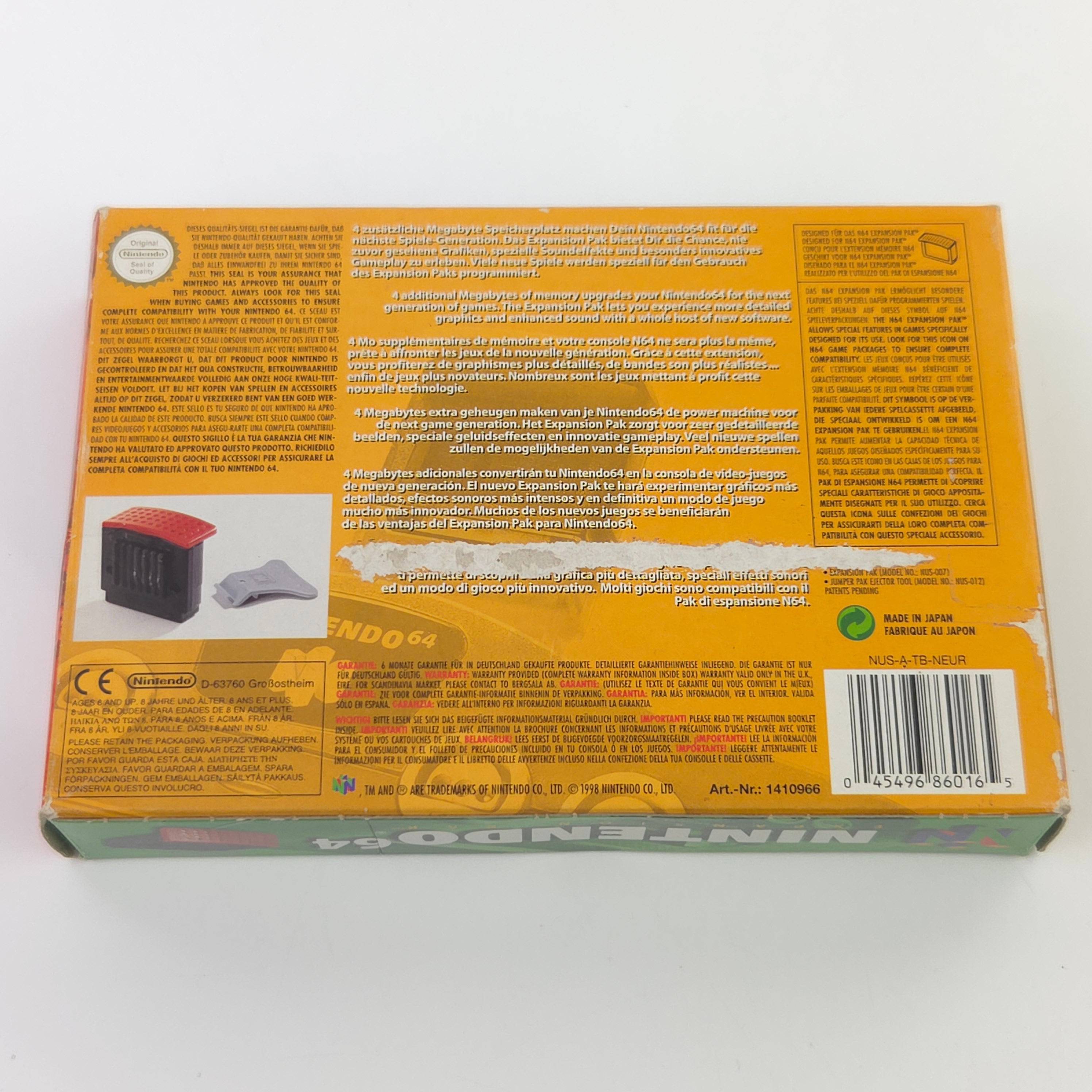 Nintendo 64 Zubehör – Expansion Pak OVP PAL