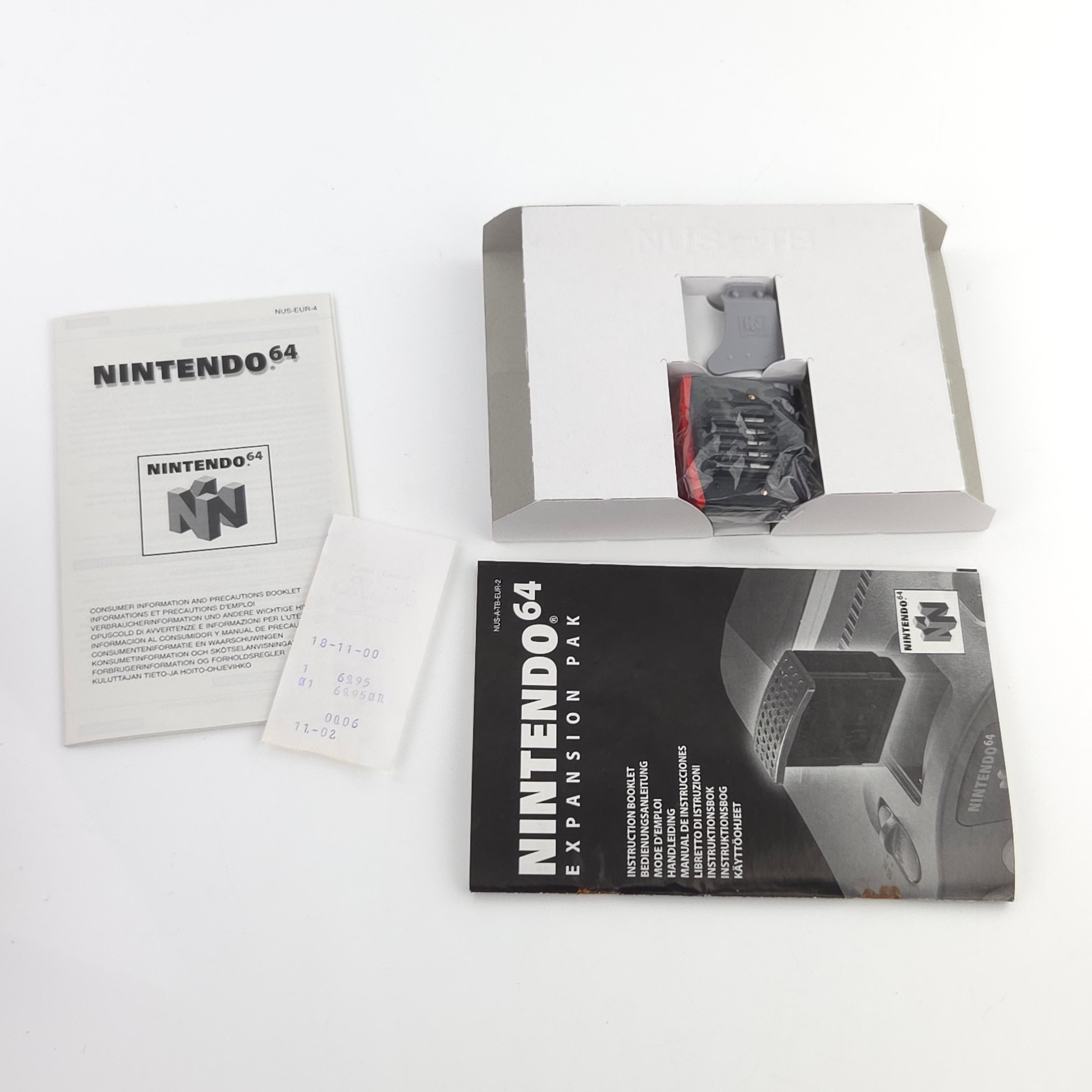 Nintendo 64 Zubehör Expansion Pak Ram Erweiterung OVP PAL