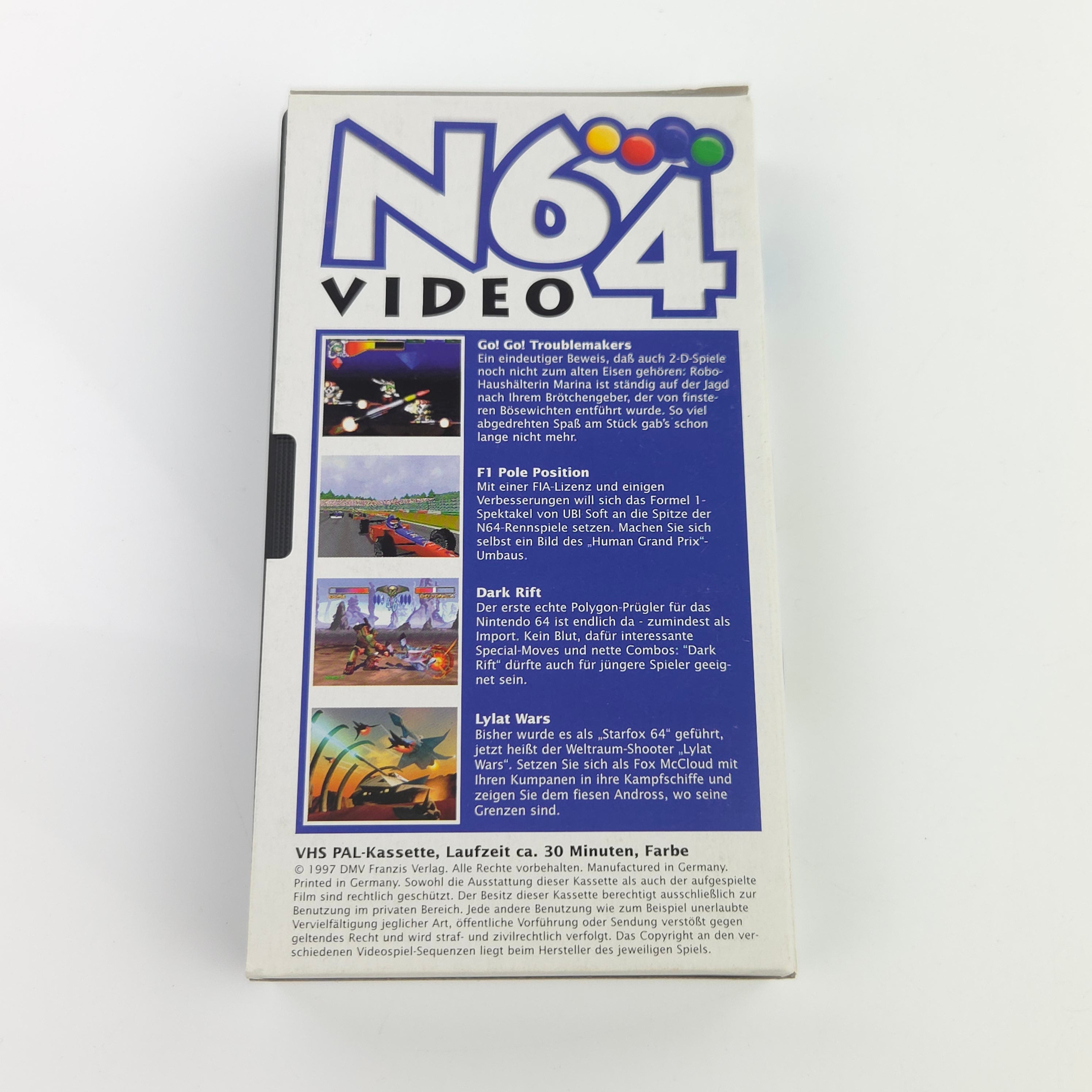 Nintendo 64 Promo Video VHS N64 Werbe Video PAL Zubehör