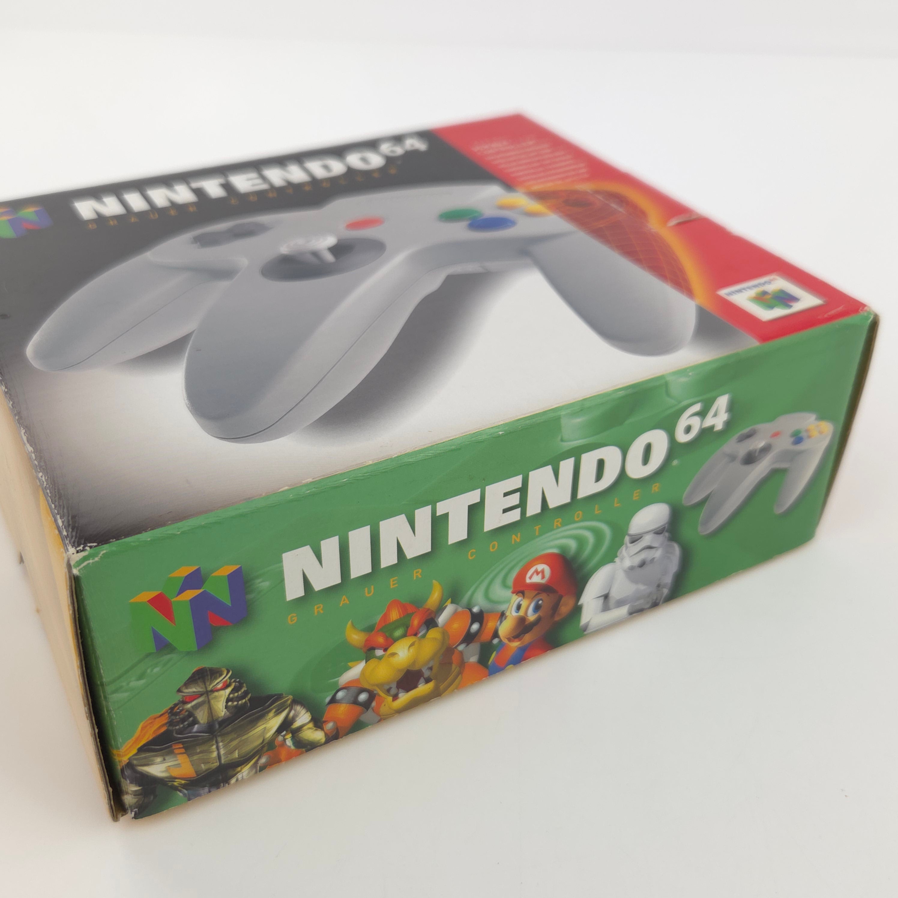 Nintendo 64 Original Grauer Controller Gamepad OVP PAL