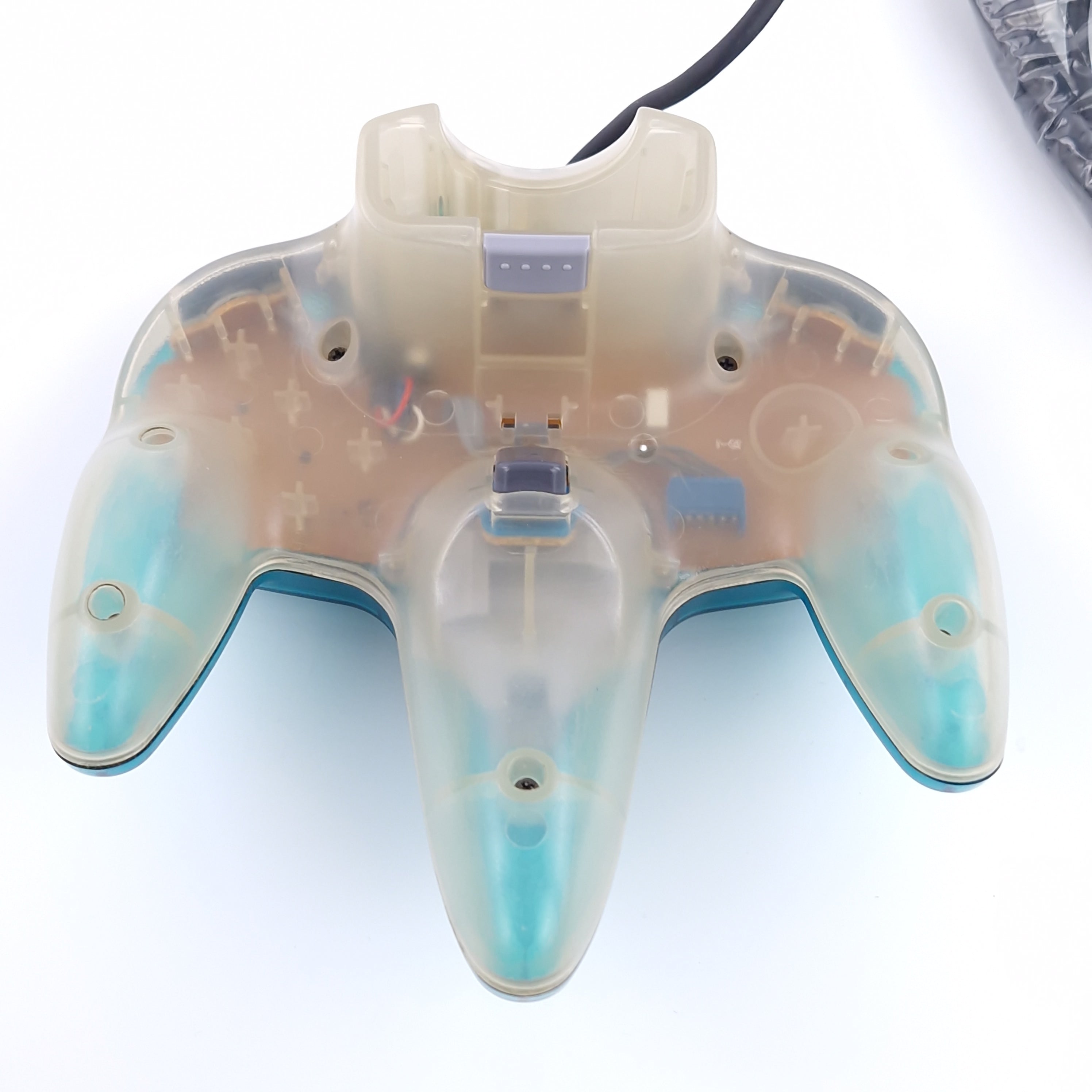 Nintendo 64 Controller Original Clear Blue OVP PAL