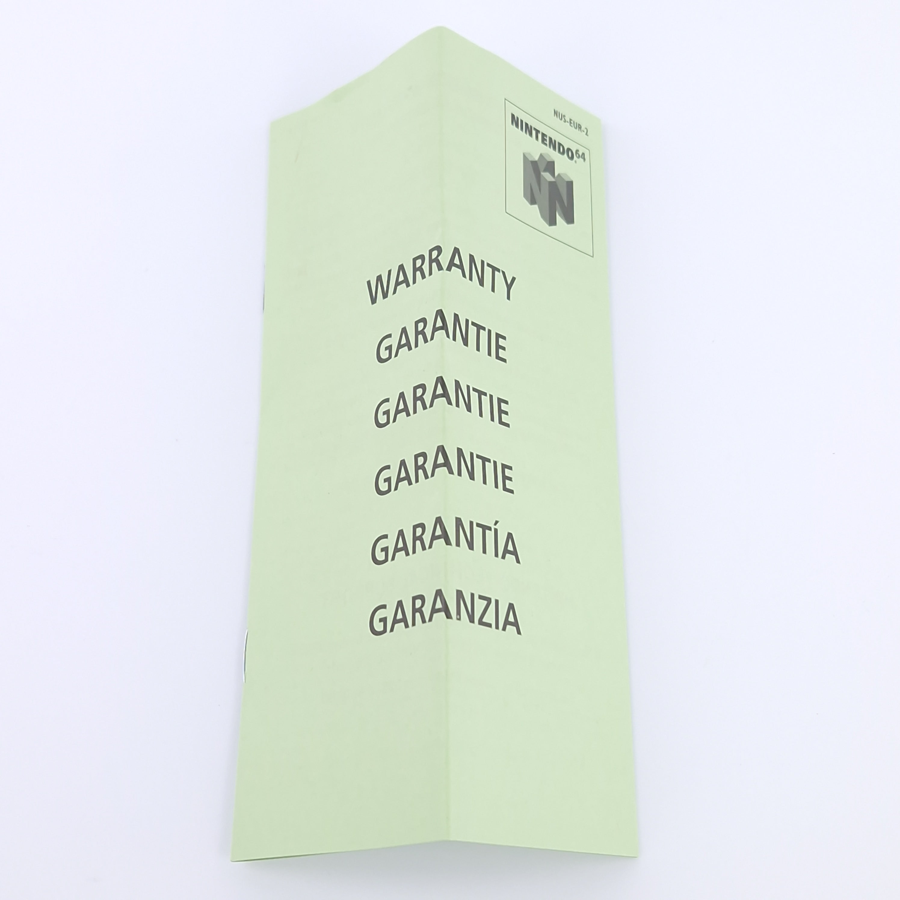 Nintendo 64 Controller Original Clear Blue OVP PAL