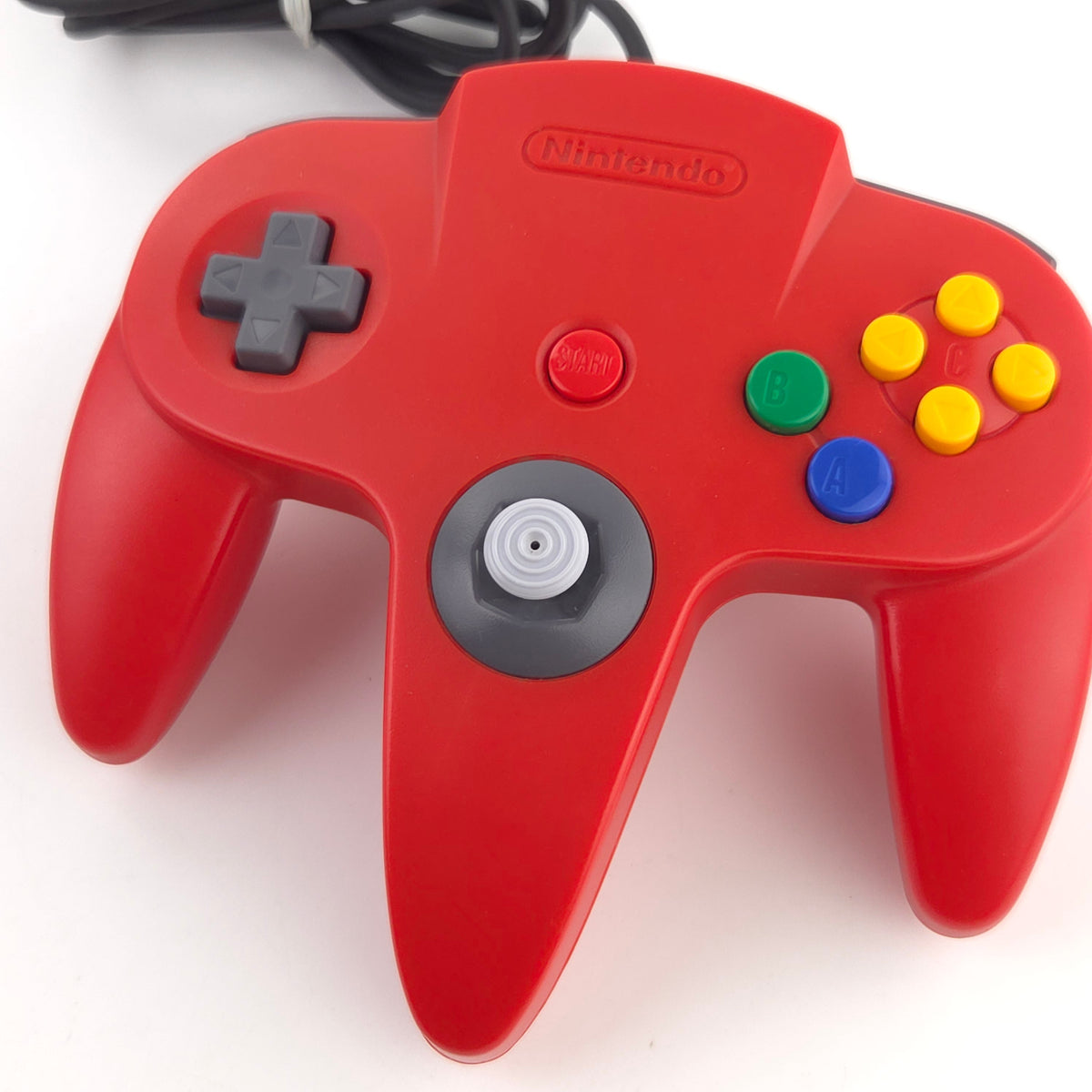 Nintendo 64 Zubehör: Original N64 Controller Gamepad (Farbe: Rot)