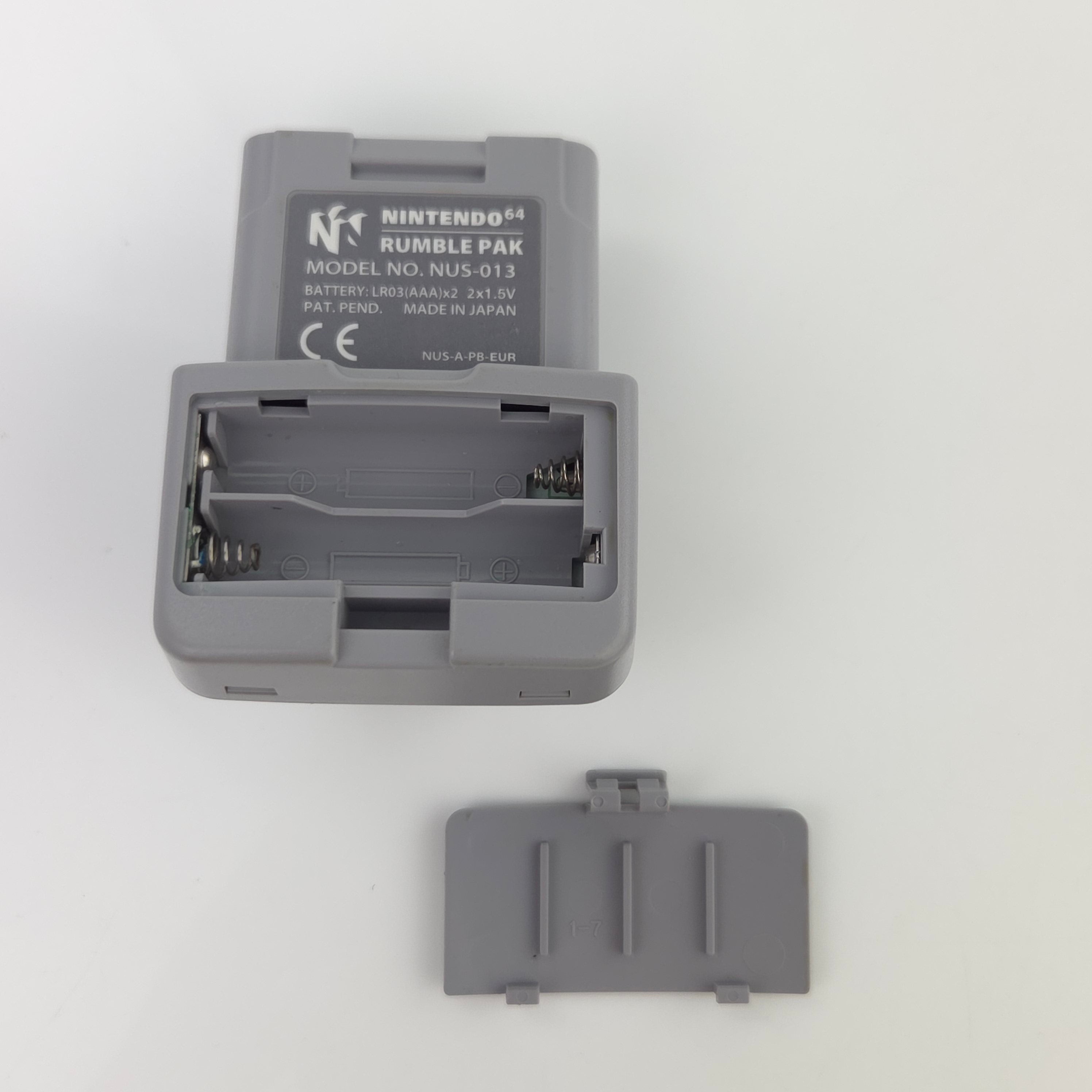 Nintendo 64 Zubehör Rumble Pak Vibrations Adapter OVP PAL