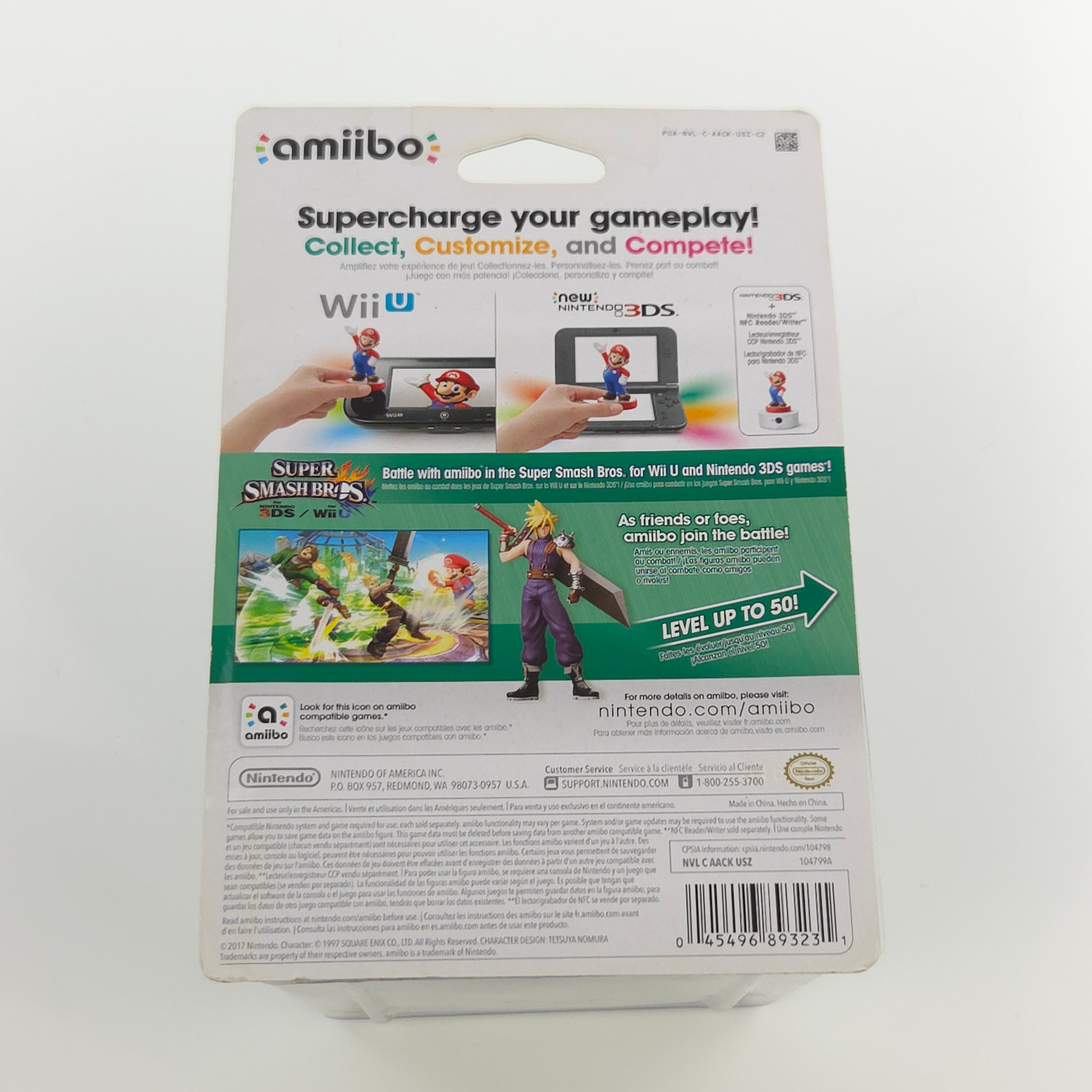 Nintendo Amiibo Cloud – Super Smash Bros OVP Neu