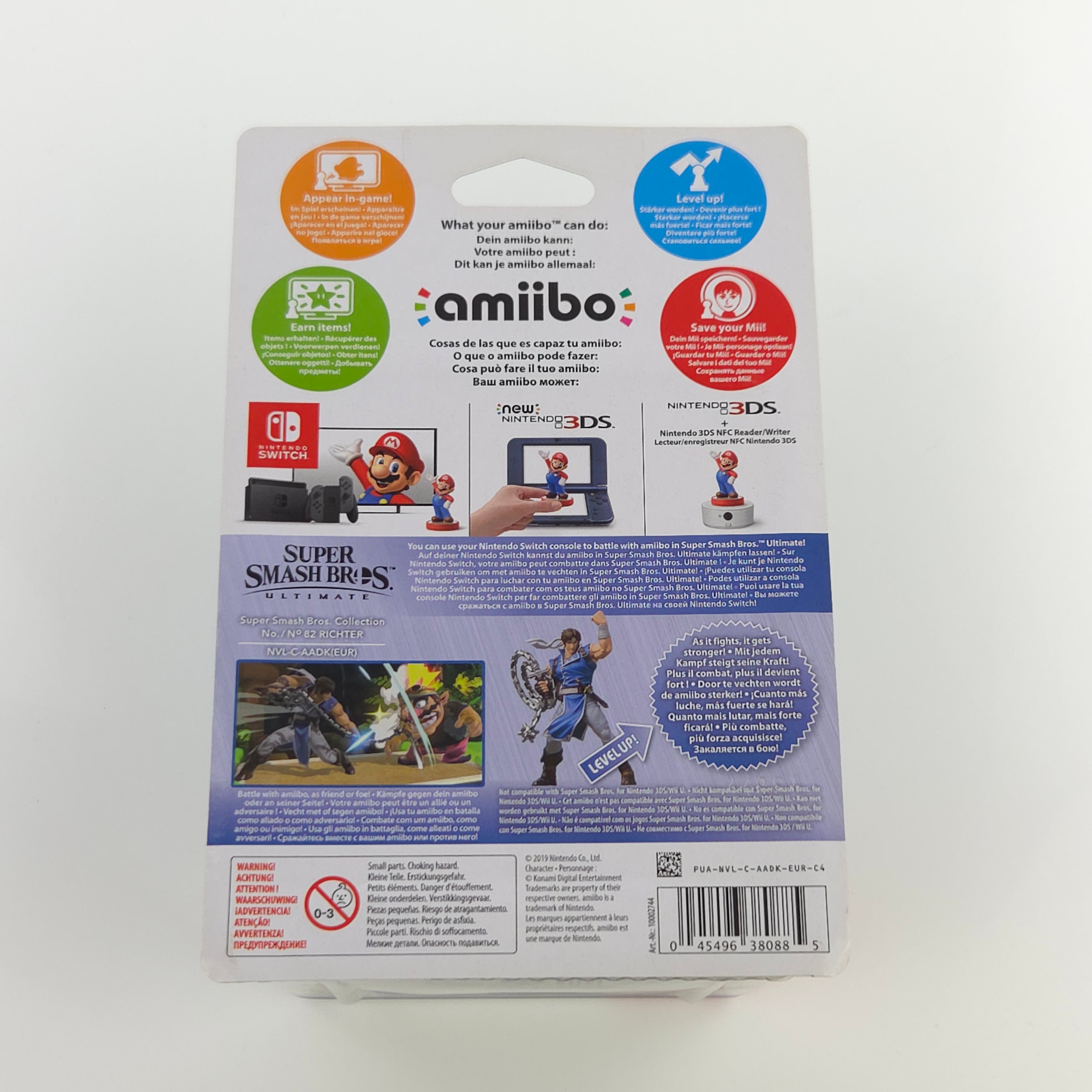 Nintendo Amiibo Richter – Super Smash Bros NEU OVP