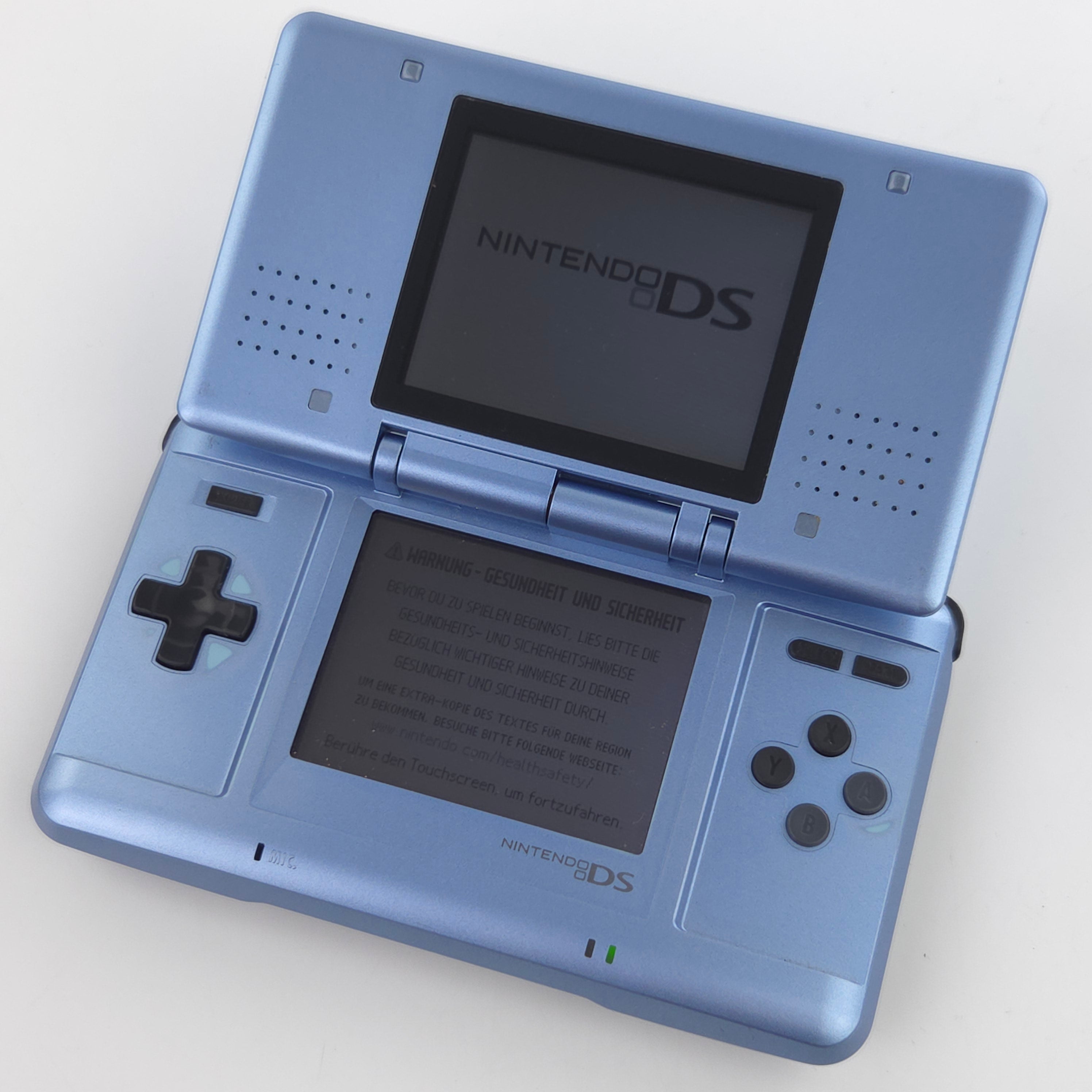 Nintendo DS Konsole Hellblau 1 Gen mit Tasche