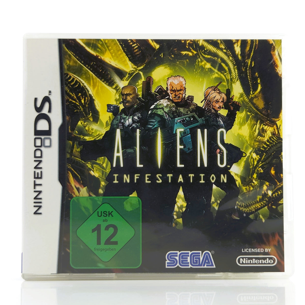 Nintendo DS Spiel Aliens Infestation OVP PAL