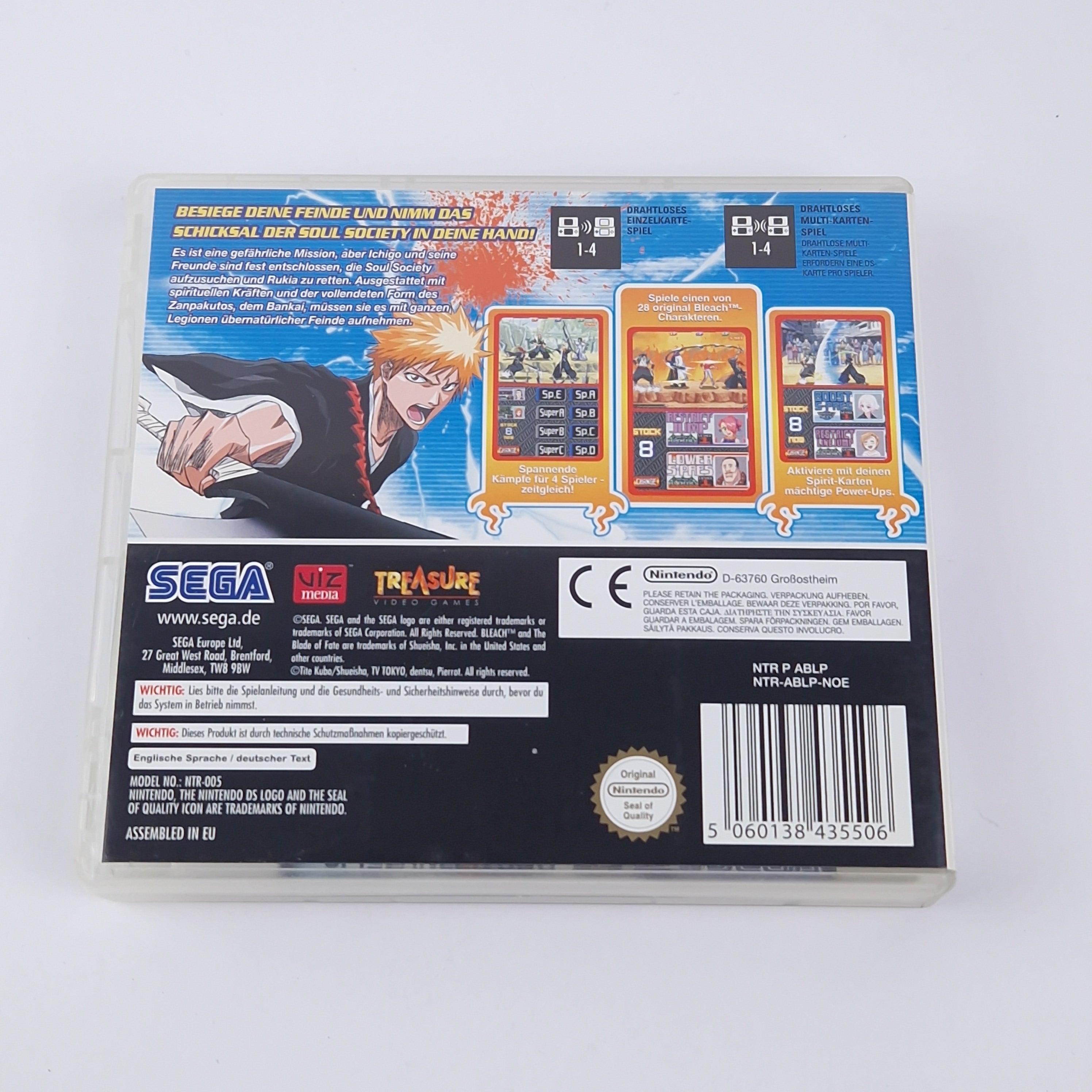 Nintendo DS Spiel – Bleach The Blade of Fate OVP PAL