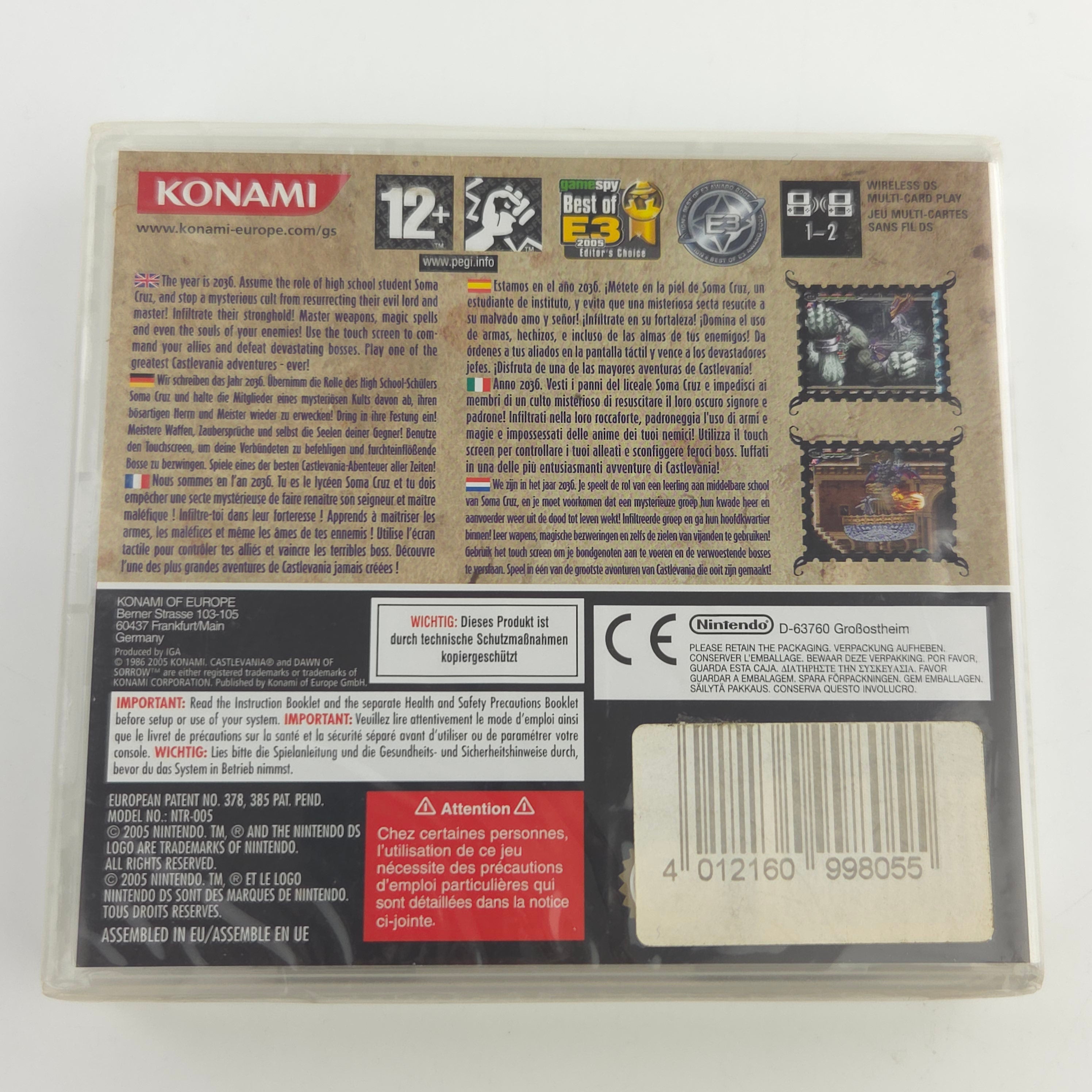 Nintendo DS Spiel – Castlevania Dawn of Sorrow Neu OVP