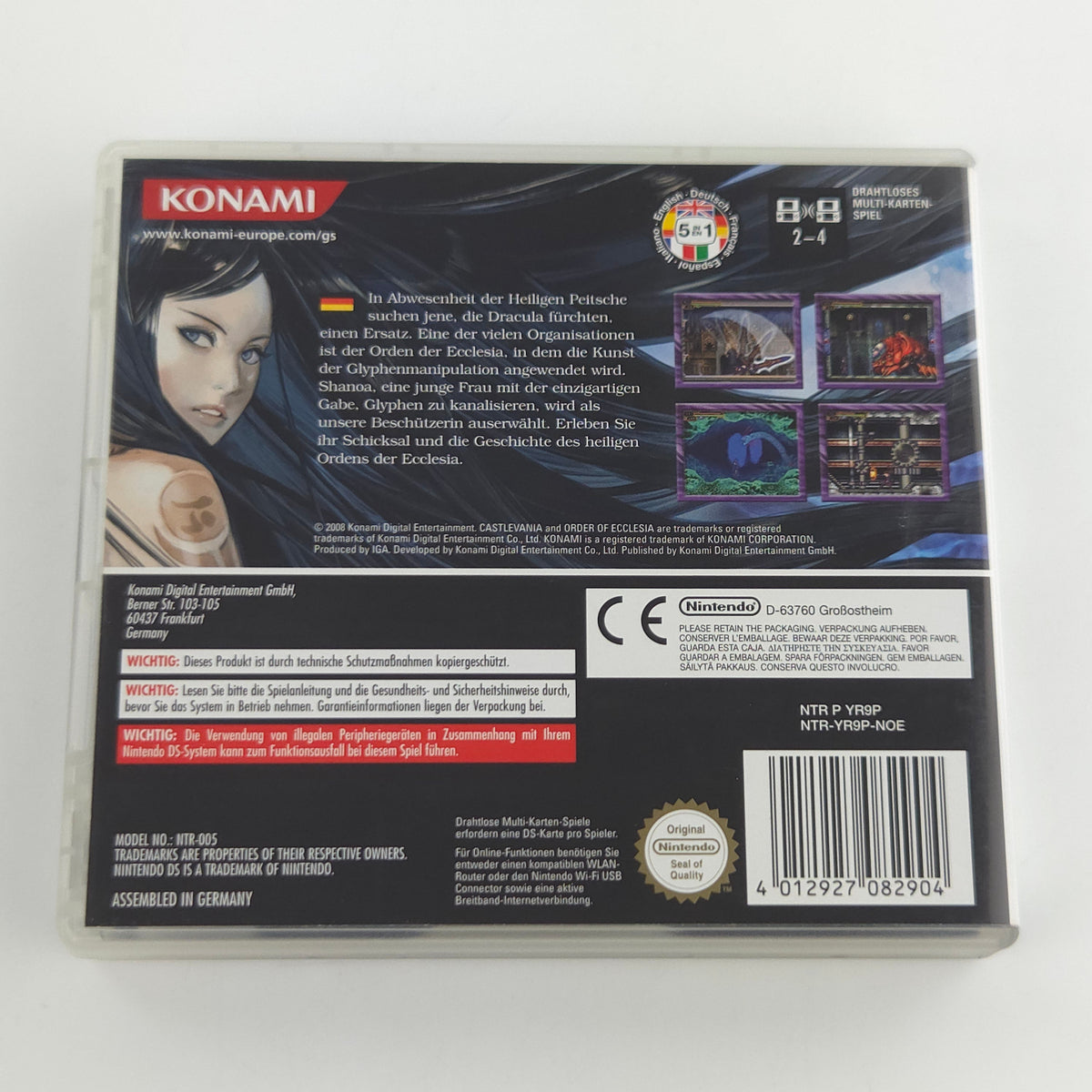 Nintendo DS Spiel: Castlevania Order of Ecclesia - 3DS/2DS kompatibel (PAL DE)