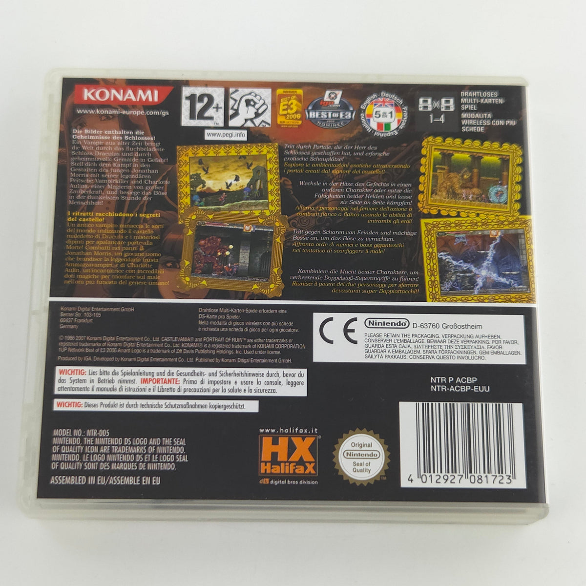 Nintendo DS Spiel Castlevania Portrait of Ruin OVP