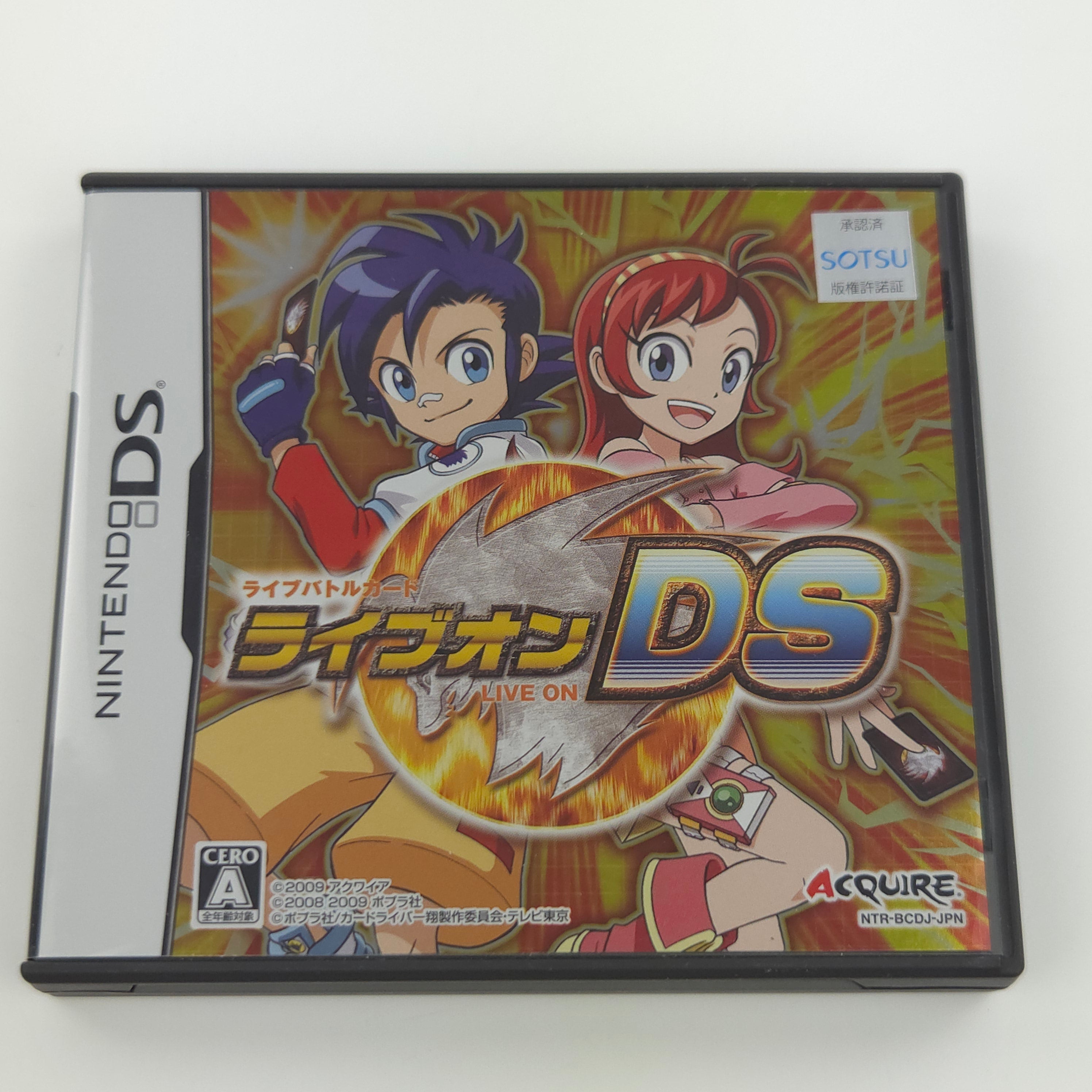 Nintendo DS Spiel – Live Battle Card Live-On (JAPAN OVP)
