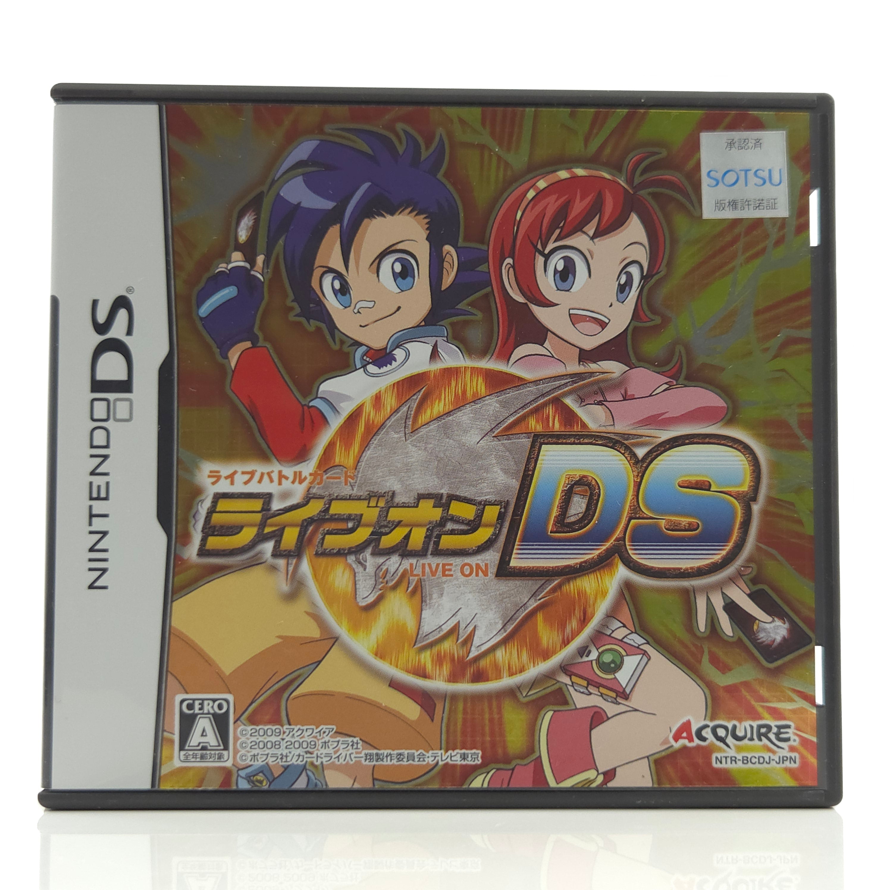 Nintendo DS Spiel – Live Battle Card Live-On (JAPAN OVP)