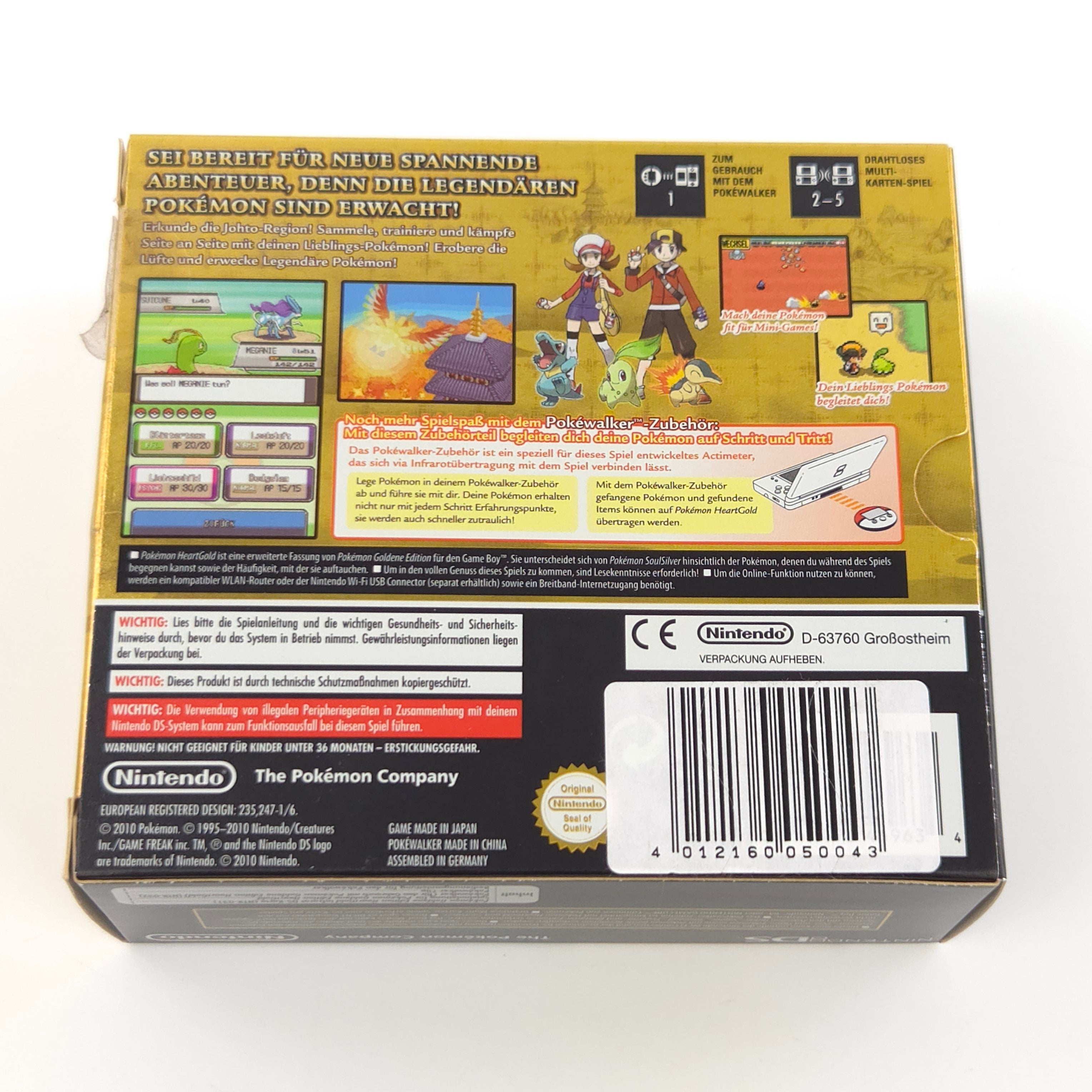 Nintendo DS Spiel – Pokemon Goldene Edition Heartgold OVP