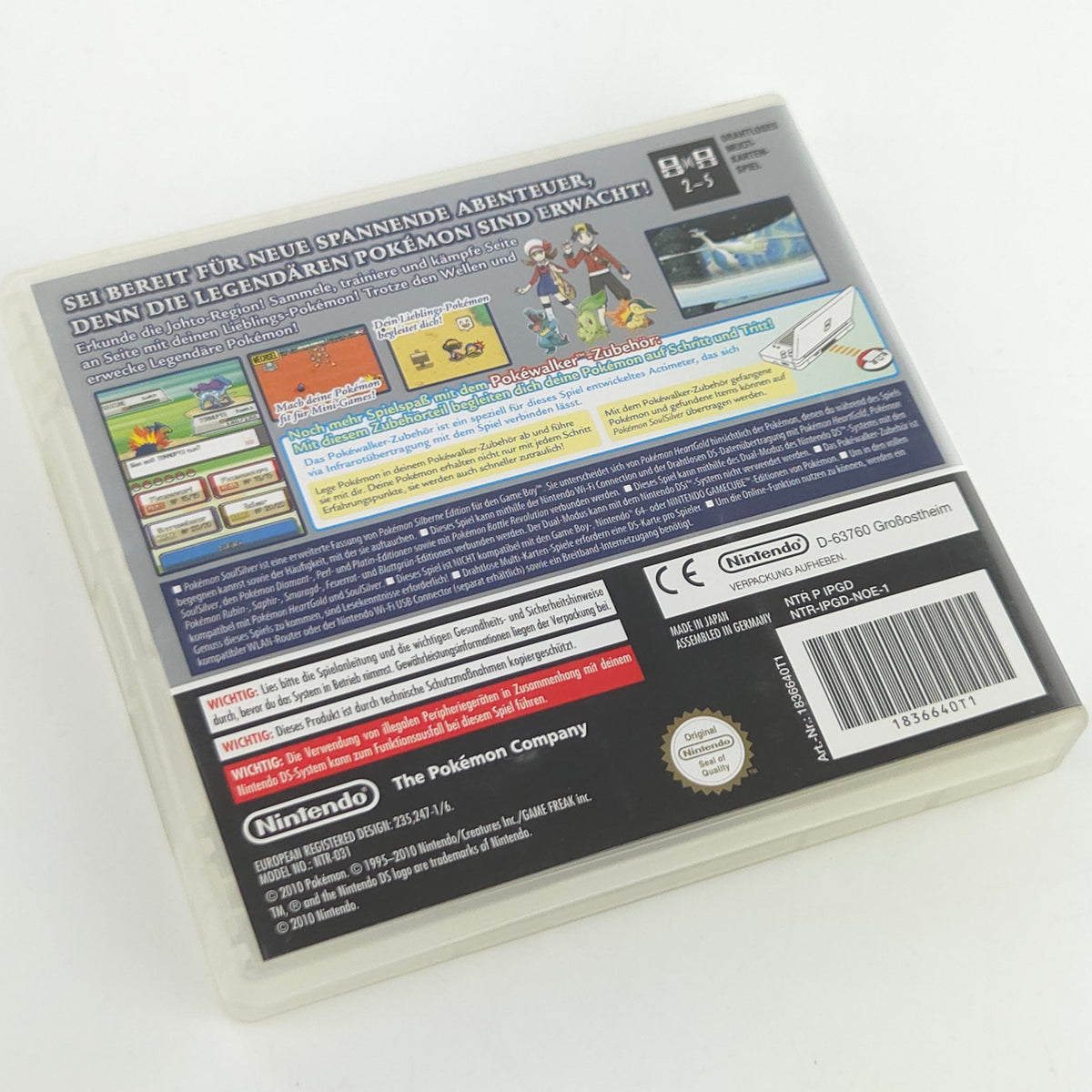 Nintendo DS Spiel Pokémon SoulSilver OVP