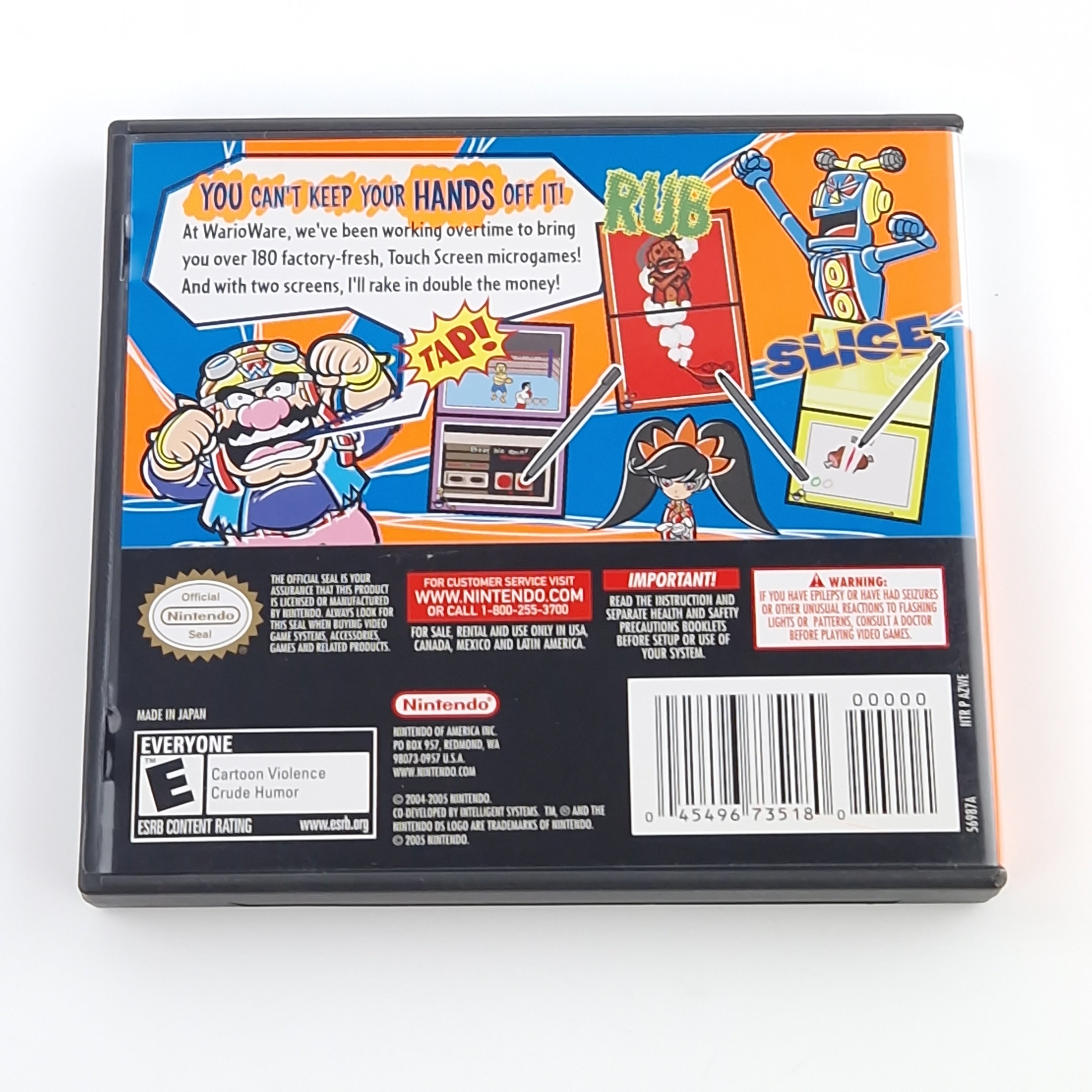 Nintendo DS Spiel – Wario Ware Touched OVP 3DS kompatibel