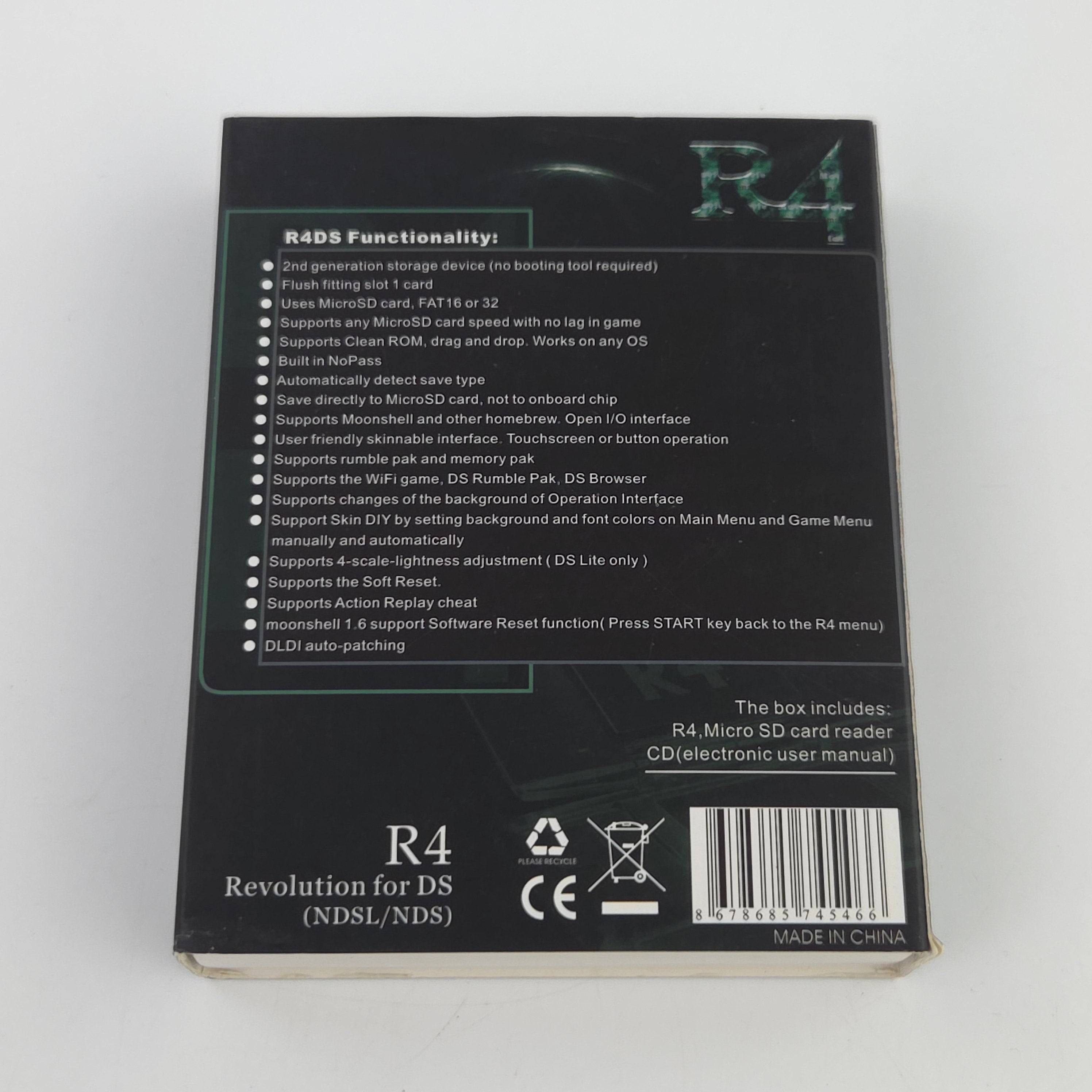 Nintendo DS Zubehör R4 Revolution Flashcard NDSL NDS