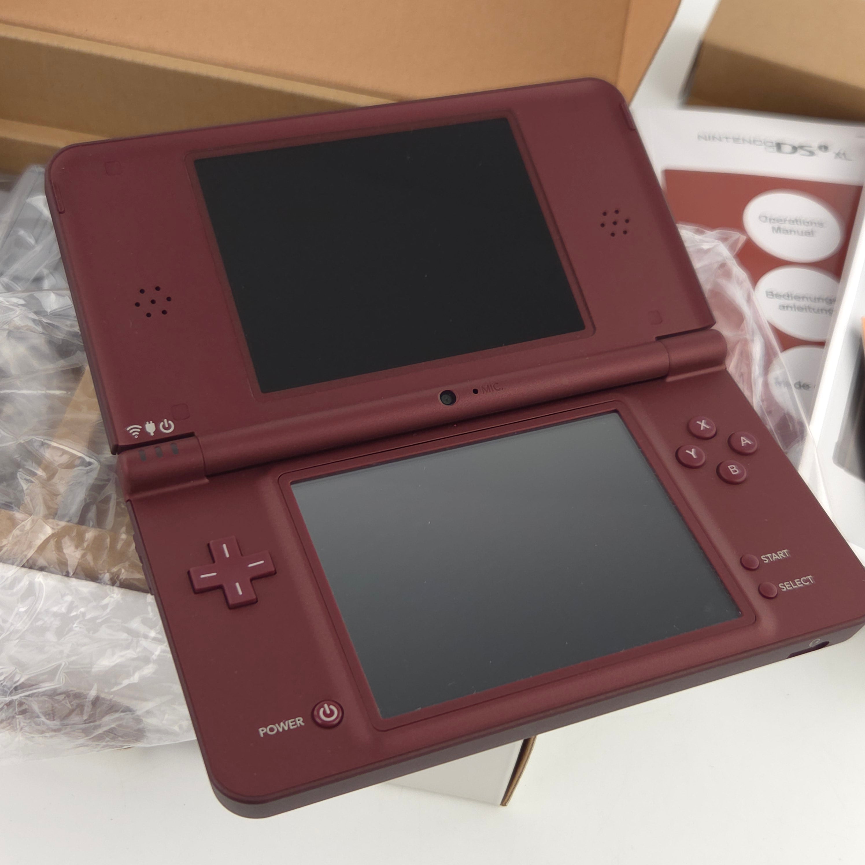 Nintendo DSi XL Konsole Bordeauxrot OVP PAL Top Zustand